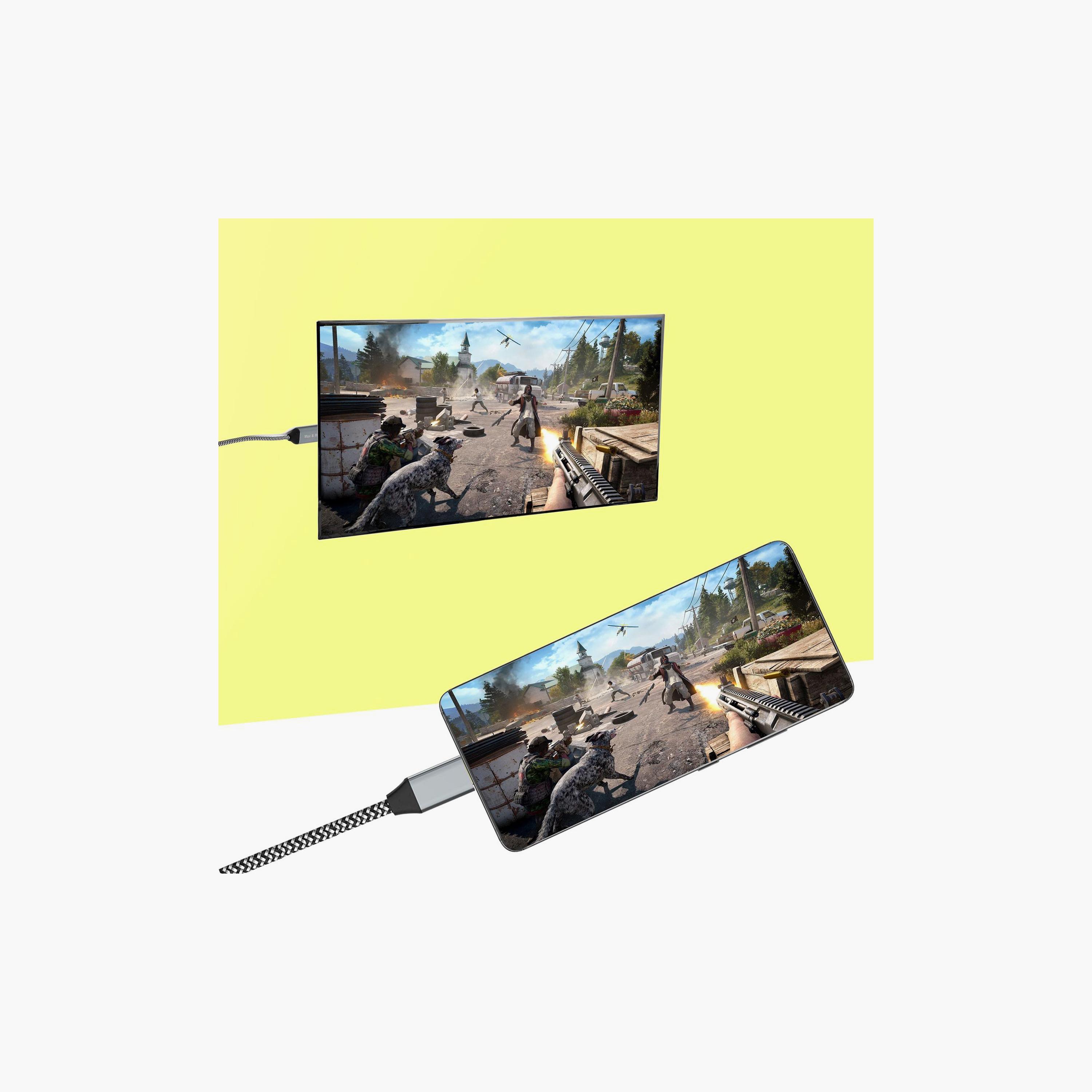 Max & Max HDMI To Type-C Cable|HDTC1-electronics-accessories-mobileaccesories-image-3