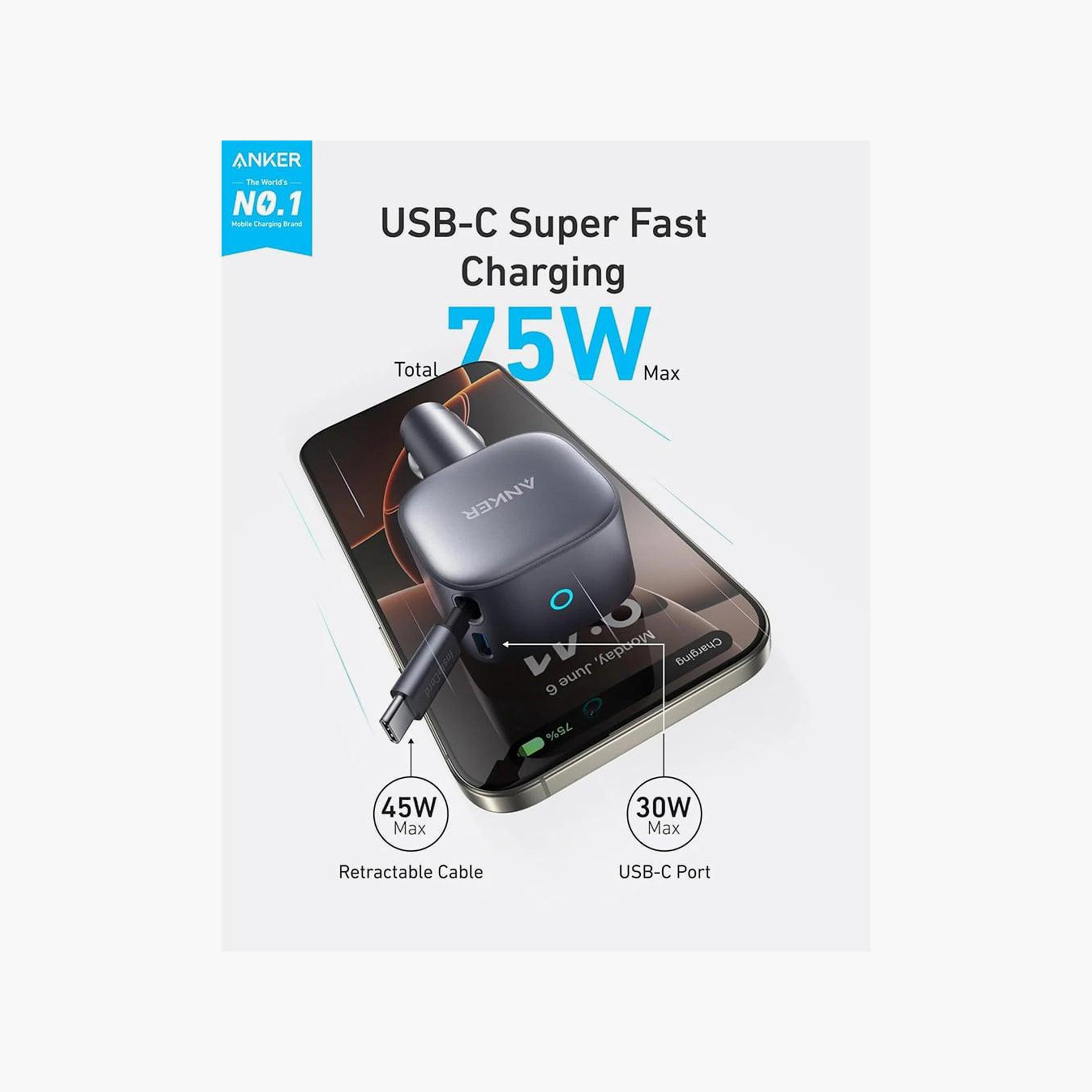 Anker Nano Car Charger Black|A2738HA1-electronics-accessories-mobileaccesories-image-2