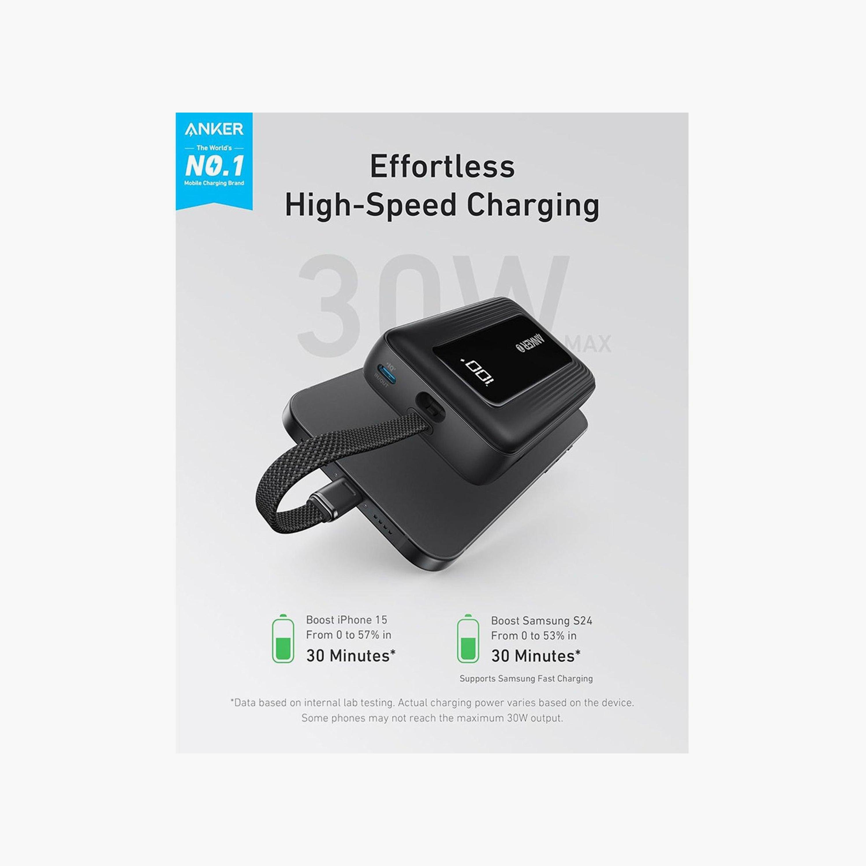 باور بانك أنكر زولو 10000 مللي أمبير أسود | A1688H11-electronics-accessories-mobileaccesories-image-2