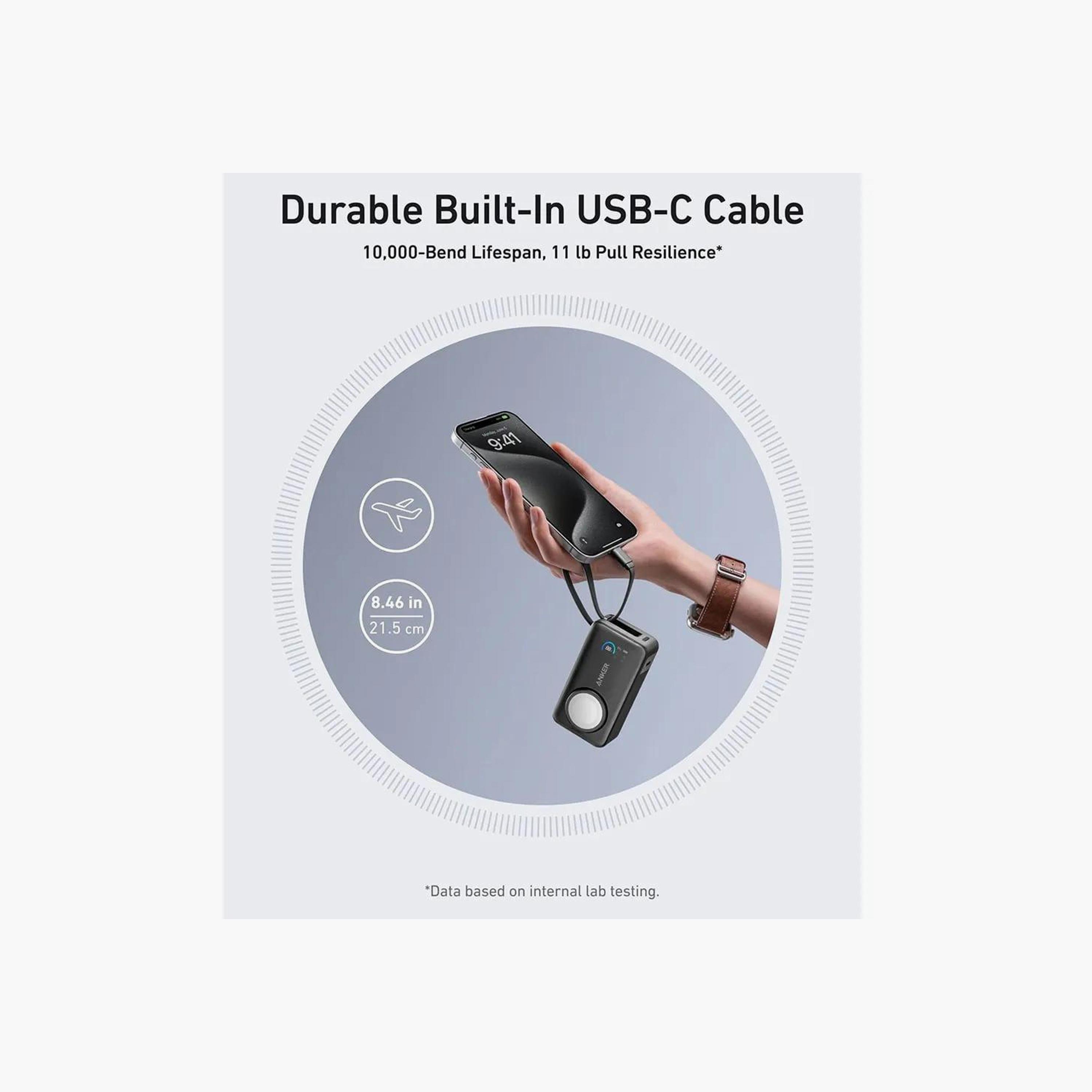 باور بانك أنكر ماج جو 10000 مللي أمبير أسود | A1657H11-electronics-accessories-mobileaccesories-image-6