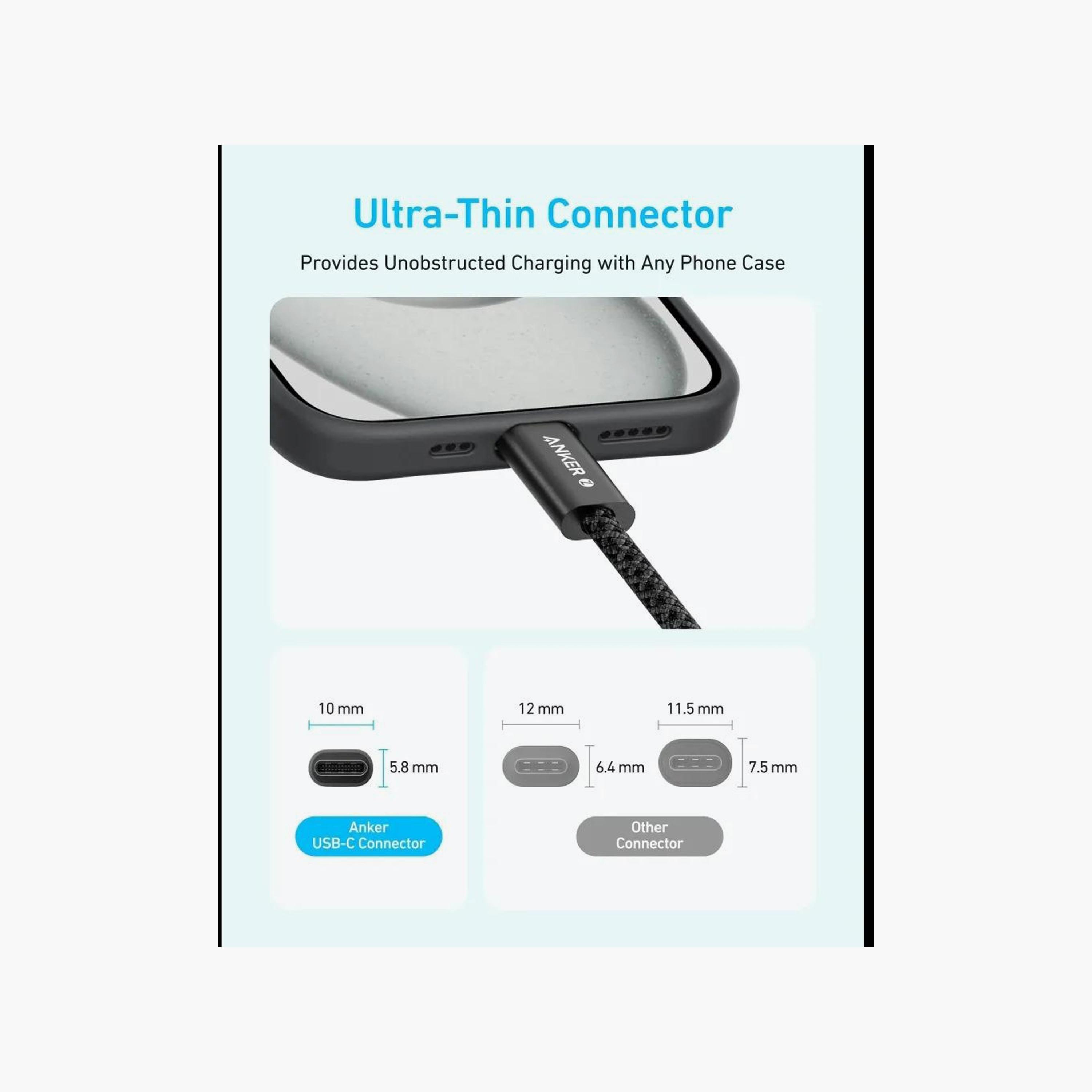 Anker Cable USB-C to USB-C 240W 1M Black|A8060H11-electronics-accessories-mobileaccesories-image-3