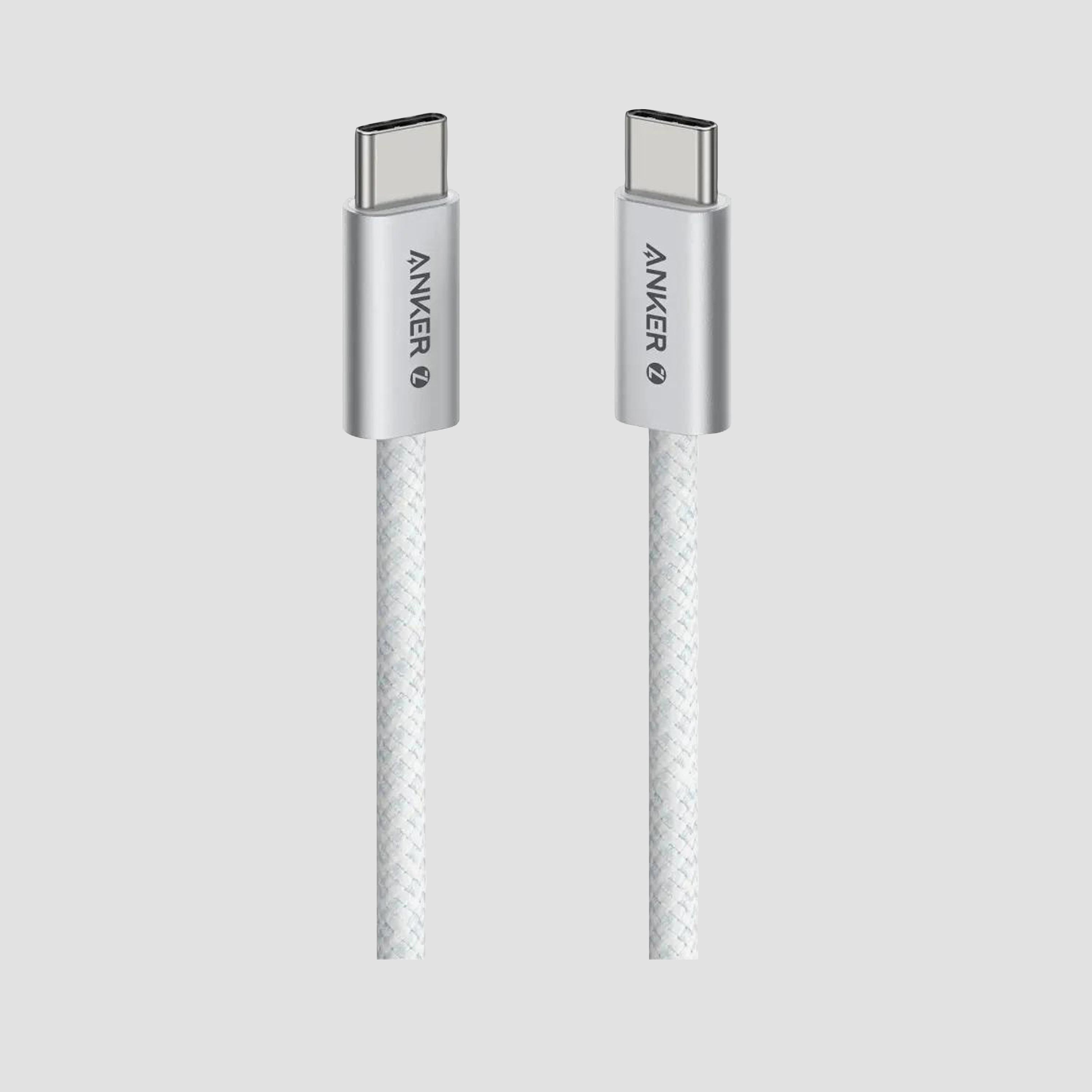 Anker Cable USB-C to USB-C 240W 1M White|A8060H21-electronics-accessories-mobileaccesories-image-1