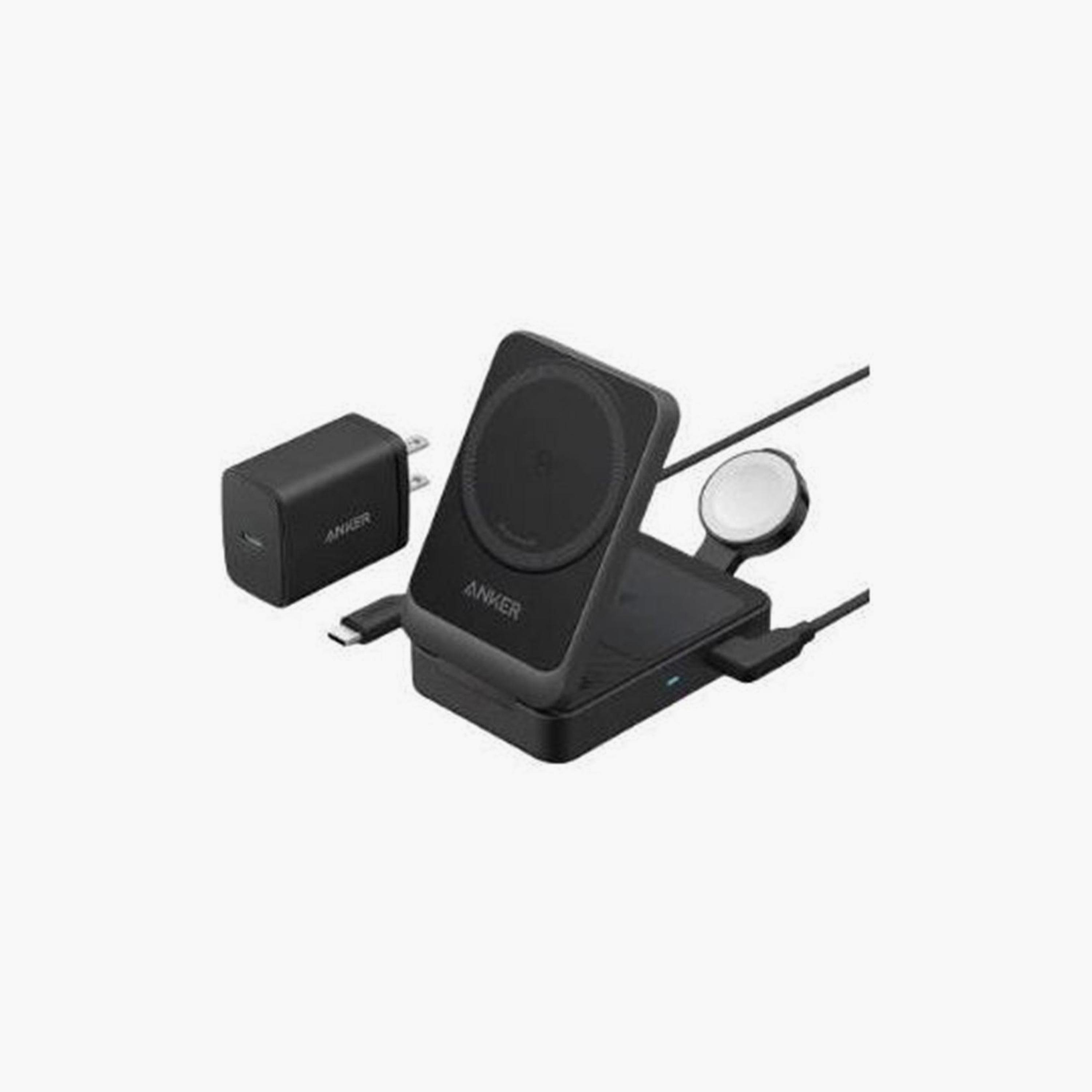 شاحن لاسلكي 3 في 1 أنكر ماج جو أسود | B25M8H11-electronics-accessories-mobileaccesories-image-1