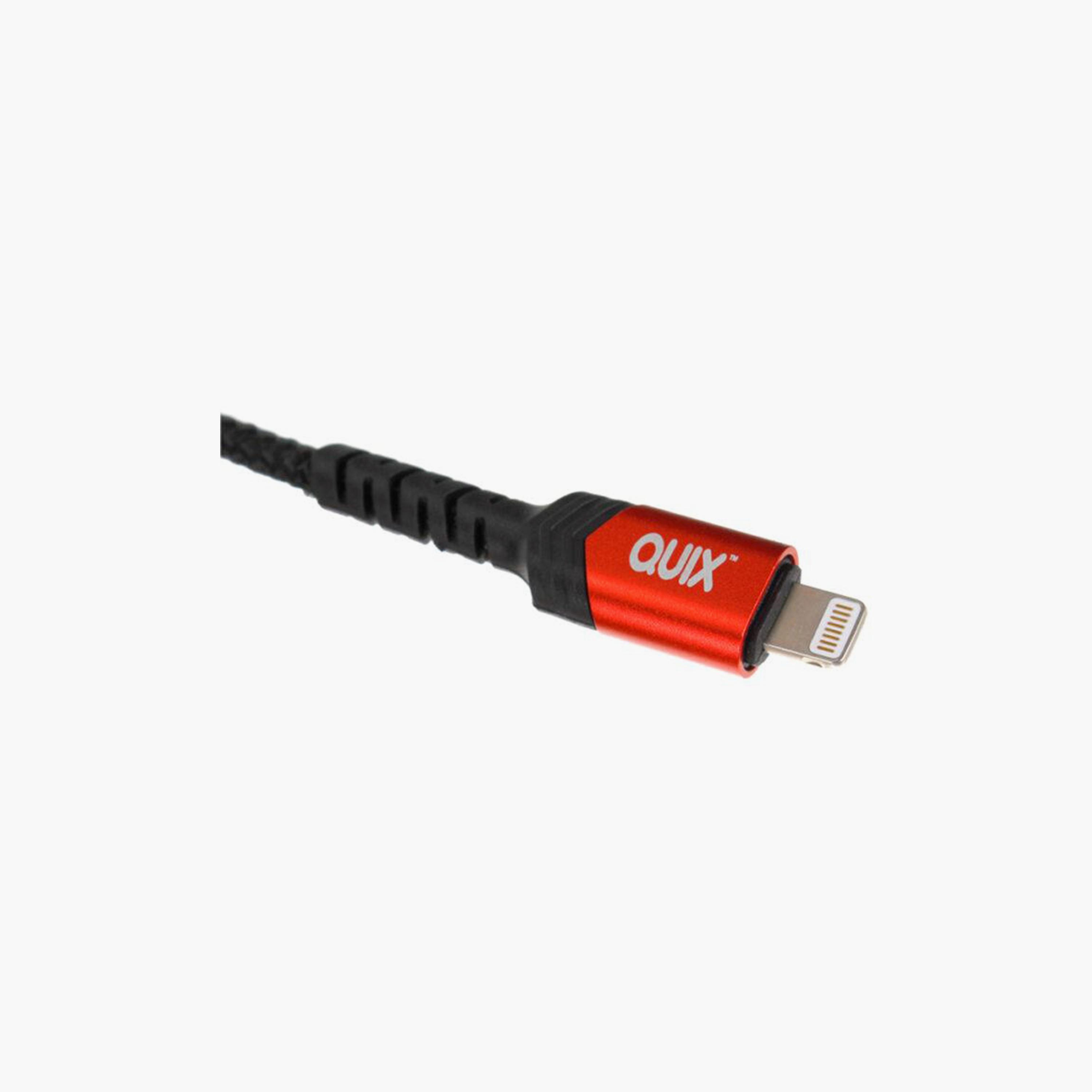 Quix Charging Cable Type-C To Lightning|QC3AE1001BK-electronics-accessories-mobileaccesories-image-2