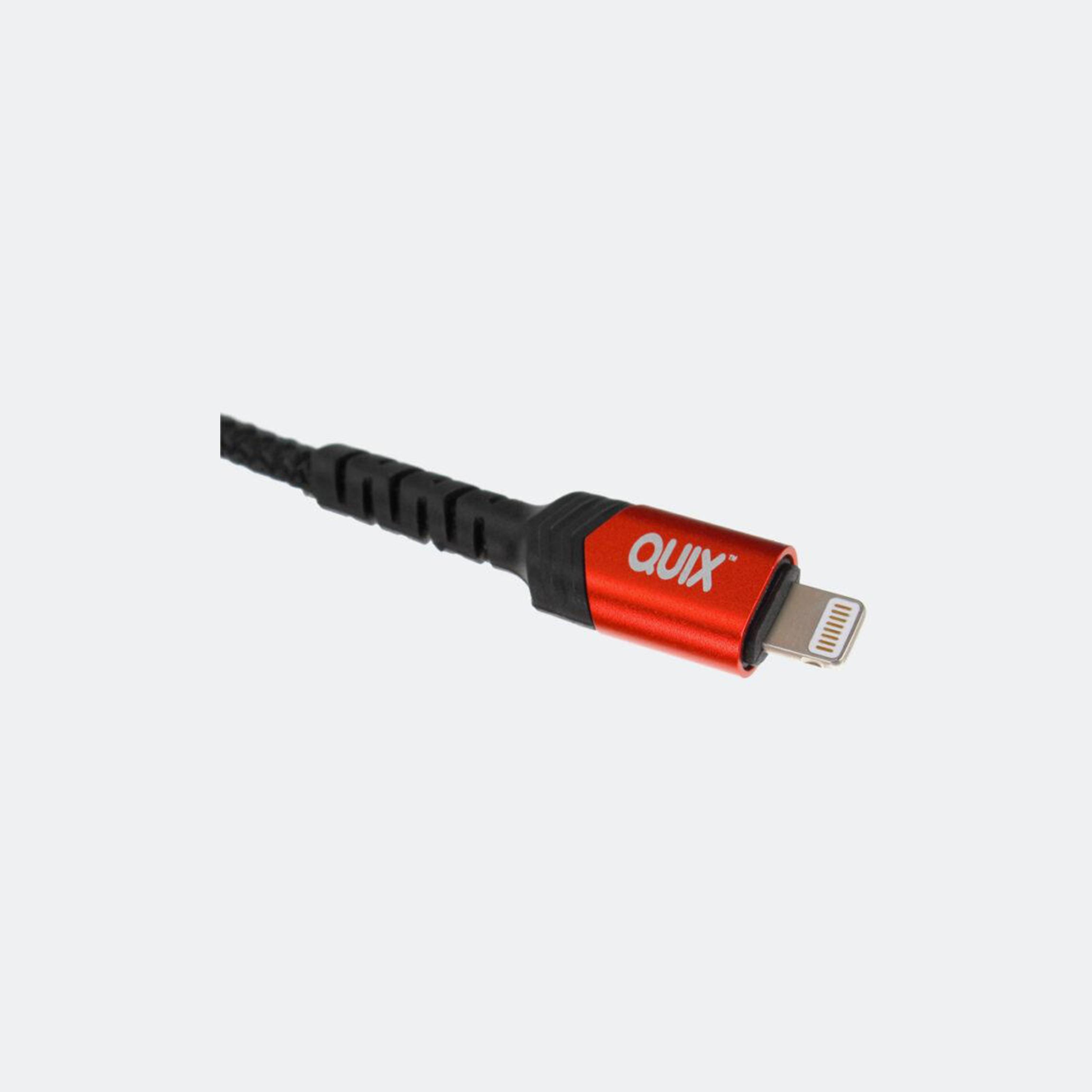 Quix Charging Cable USB To Lightning 8P|QC3AA1001-BK-electronics-accessories-mobileaccesories-image-2