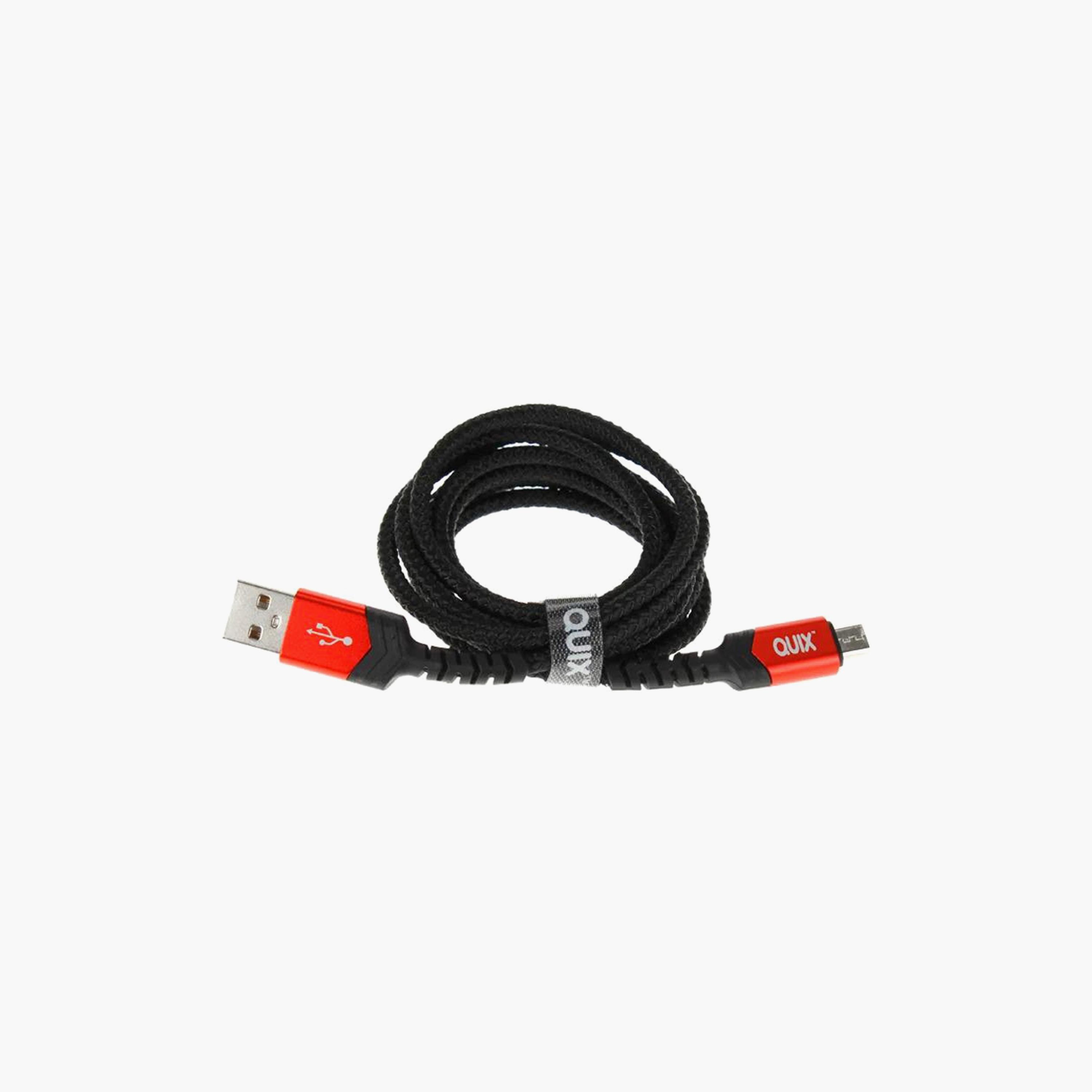 كابل شحن كويكس USB إلى أندرويد مايكرو أسود | QC3AB1001BK-PROMO_EMAX_AE_ENBD_131026-image-1