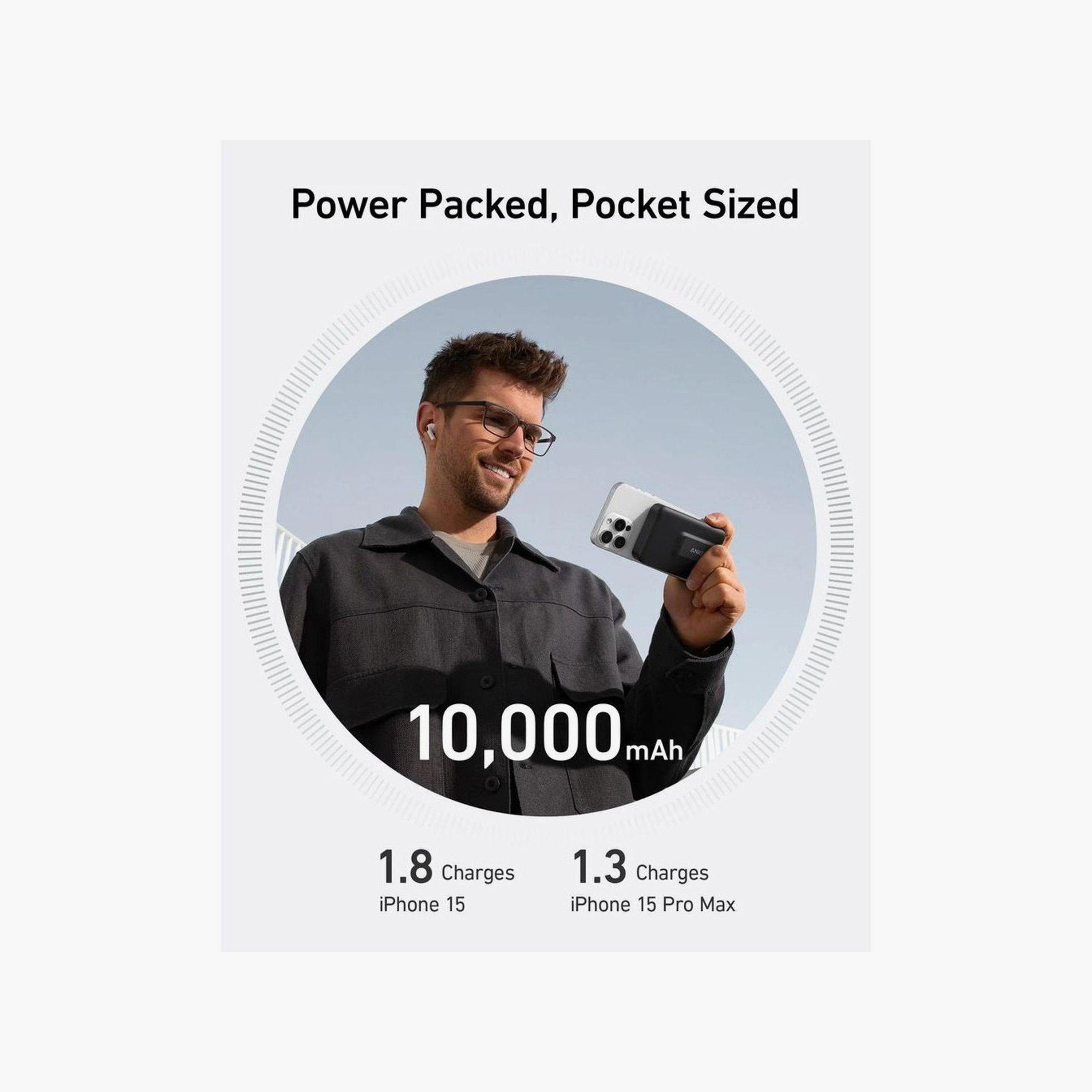 باور بانك لاسلكي أنكر ماج جو 10000 مللي أمبير أسود | A1654H11-electronics-accessories-mobileaccesories-image-6