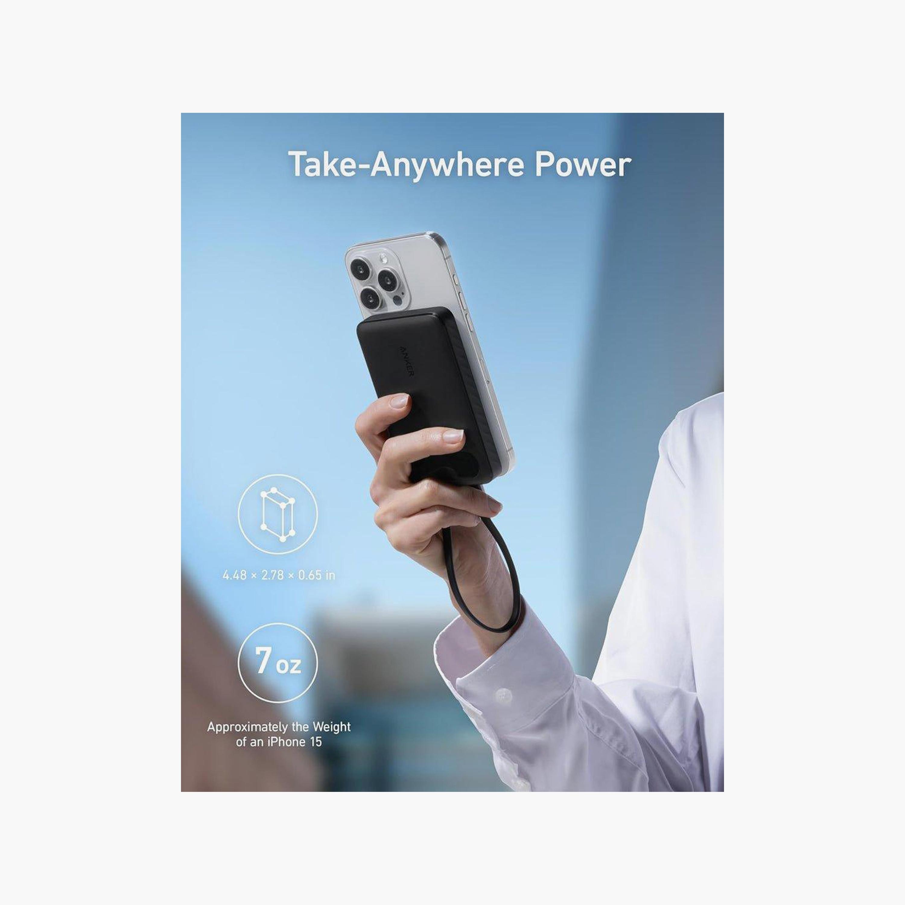 باور بانك أنكر باور كور 10000 مللي أمبير بتقنية بي دي 22.5 واط أسود | AN.A1257H11.BK-electronics-accessories-mobileaccesories-image-3