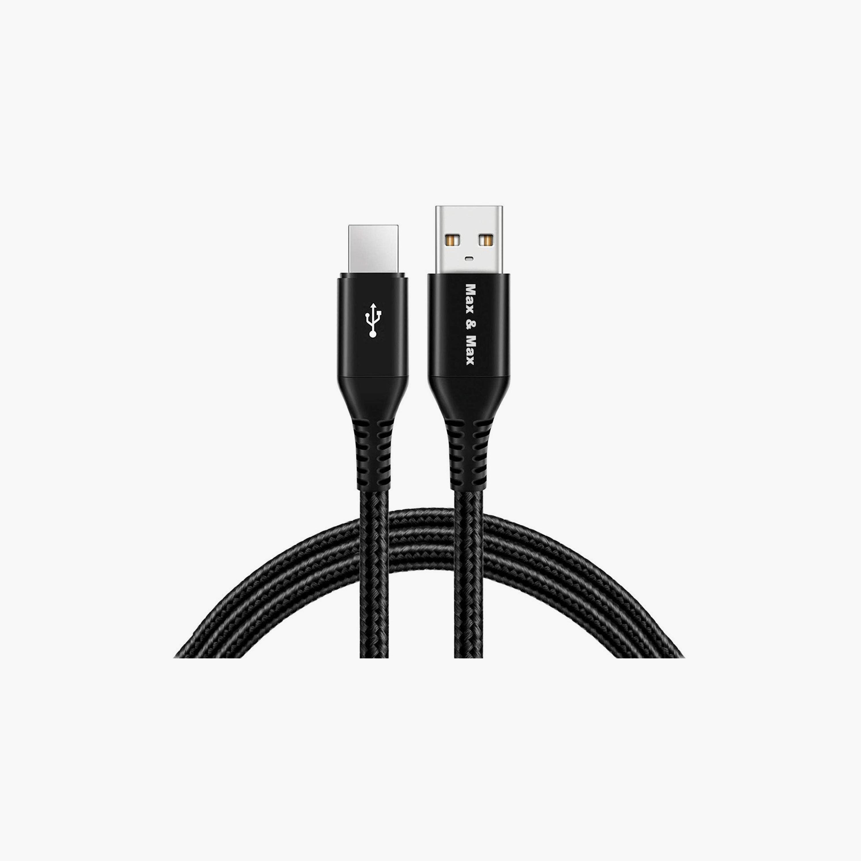 Max & Max Type-C To C Fast Charging Cable 2Meter|MX2MC2C-electronics-accessories-mobileaccesories-image-1