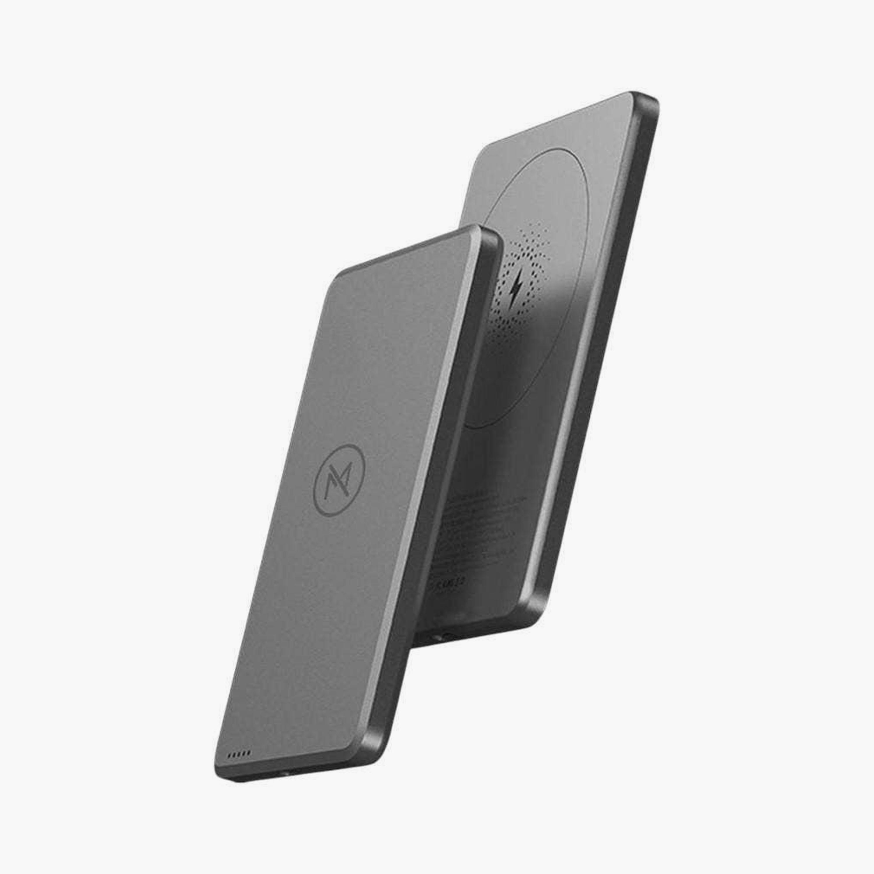 باور بانك مغناطيسي ماكس آند ماكس 5000 مللي أمبير رمادي | MXM-MSPB5K-GRY-electronics-accessories-mobileaccesories-image-1