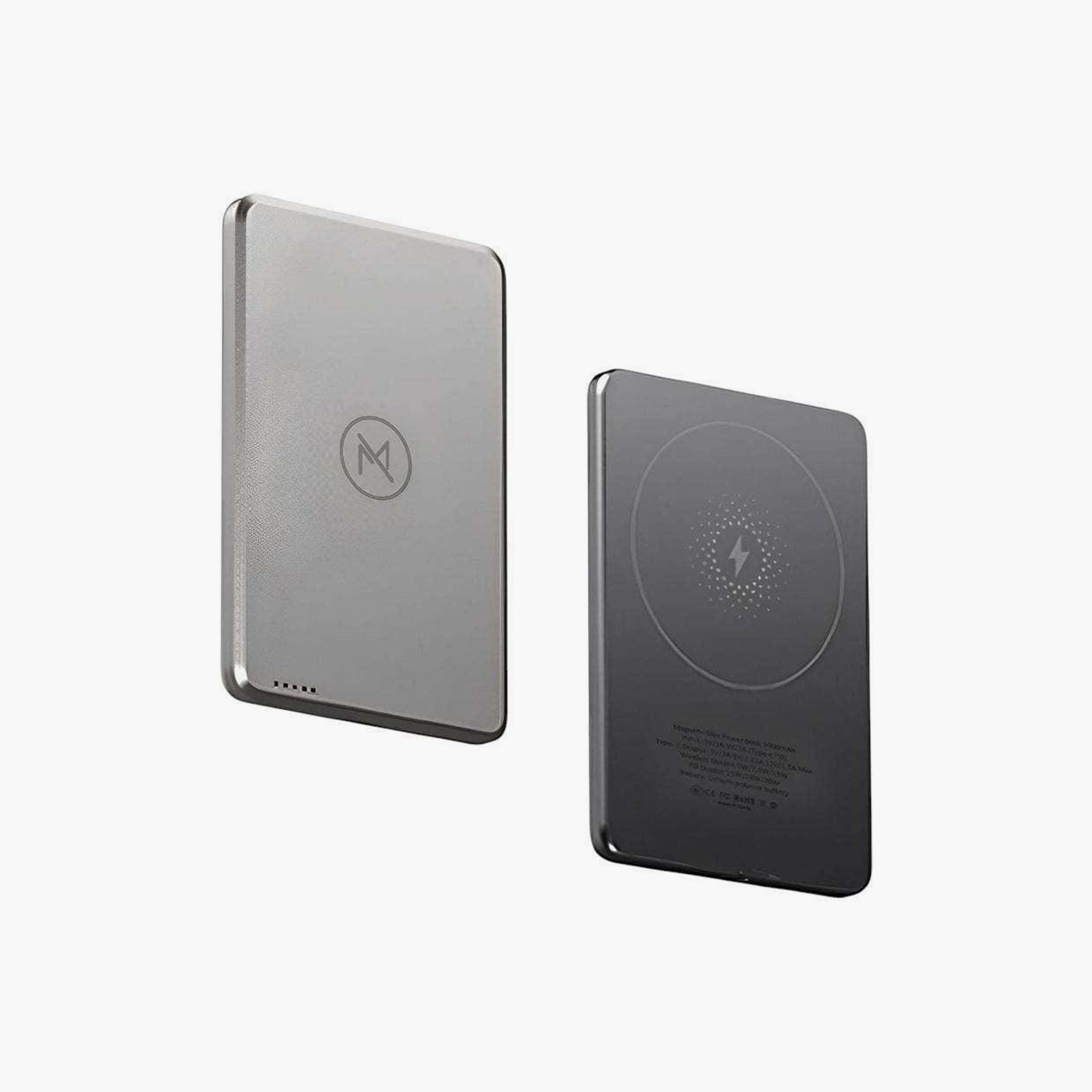Max & Max Magnetic Power Bank 5000mAh Grey|MXM-MSPB5K-GRY-electronics-accessories-mobileaccesories-image-3