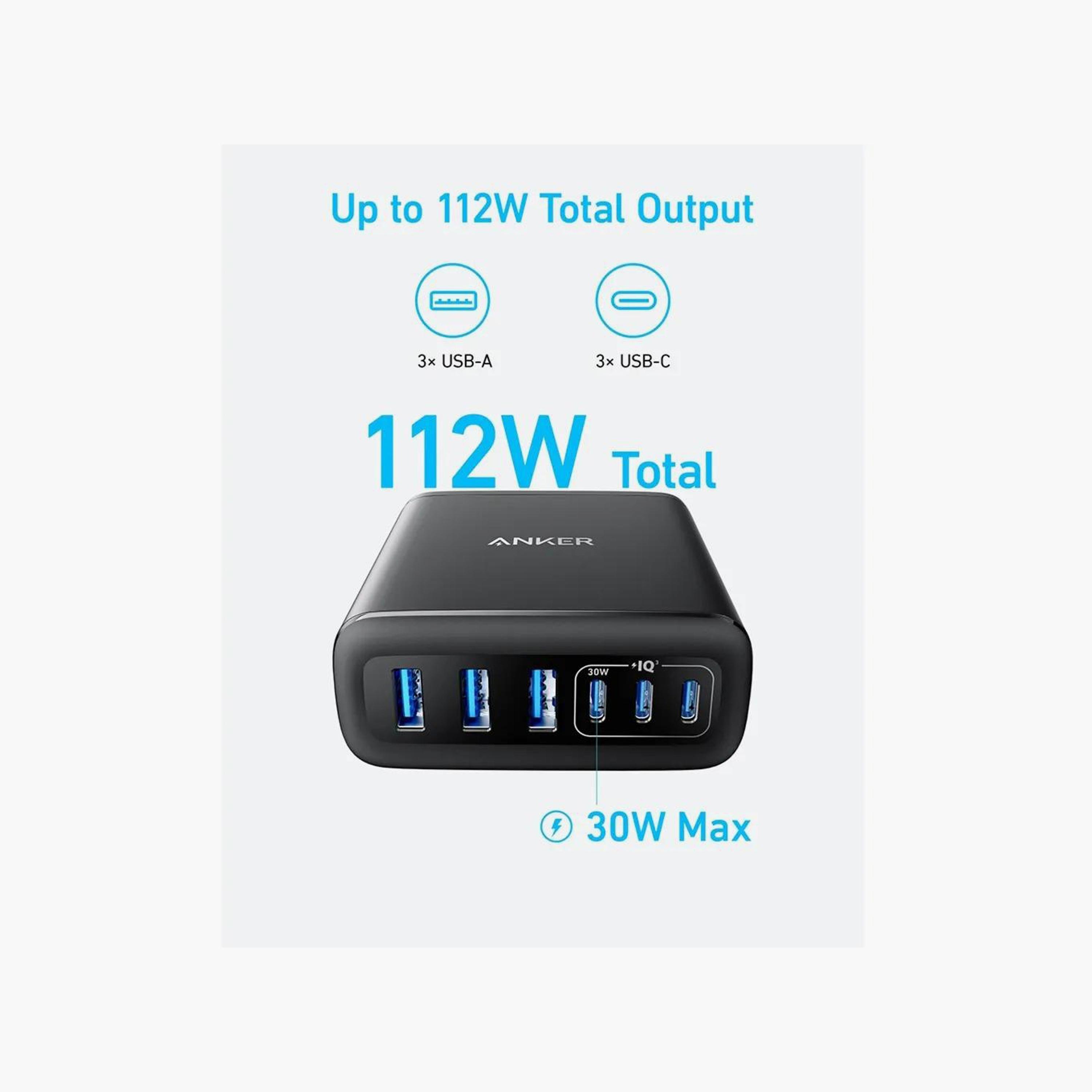 Buy Anker Multi-Device Fast Charging GaN Charger Black|A2154K11 Online ...