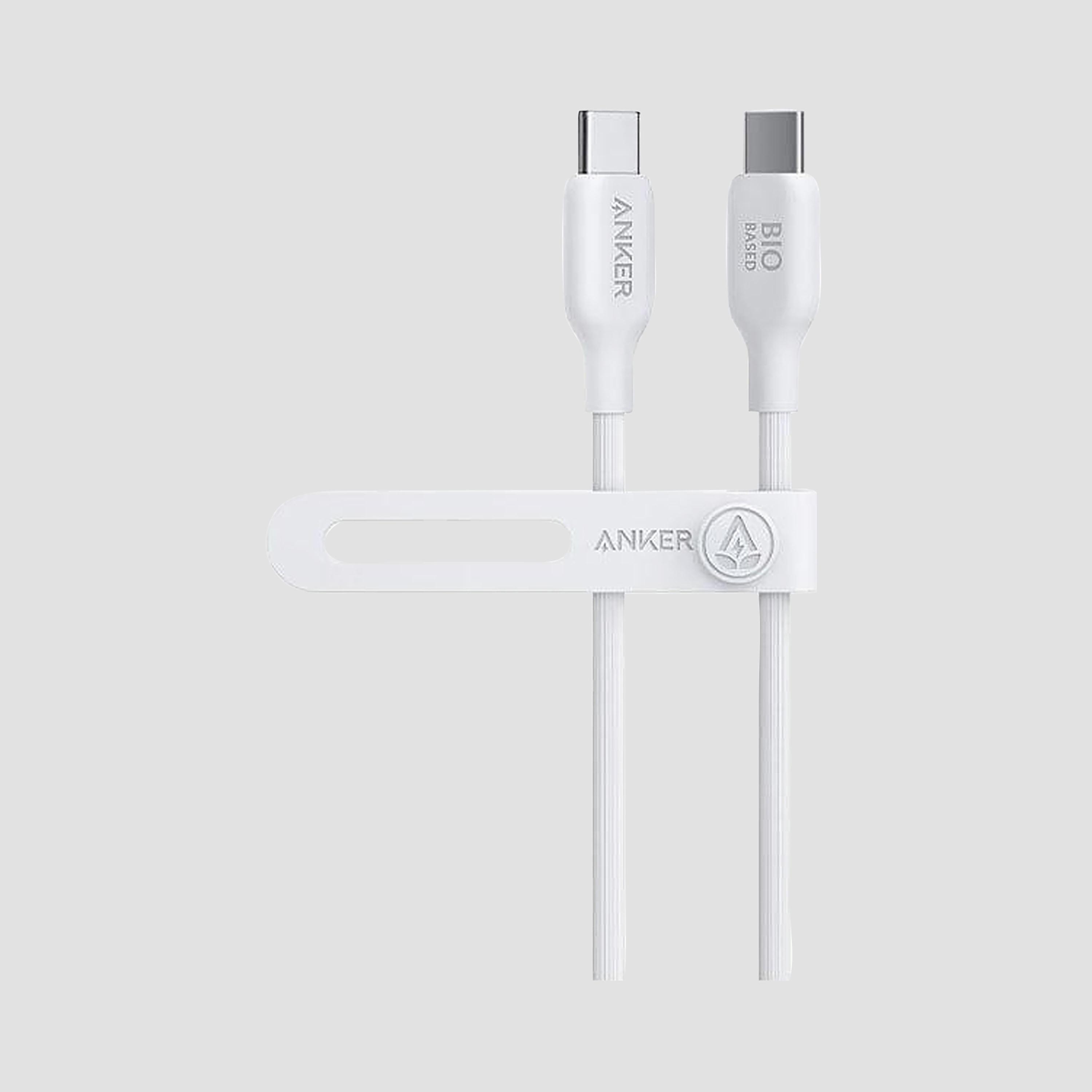كابل أنكر 544 USB-C إلى USB-C مصنوع من مواد حيوية 3 أقدام أبيض | A80F1H21-electronics-accessories-mobileaccesories-image-1