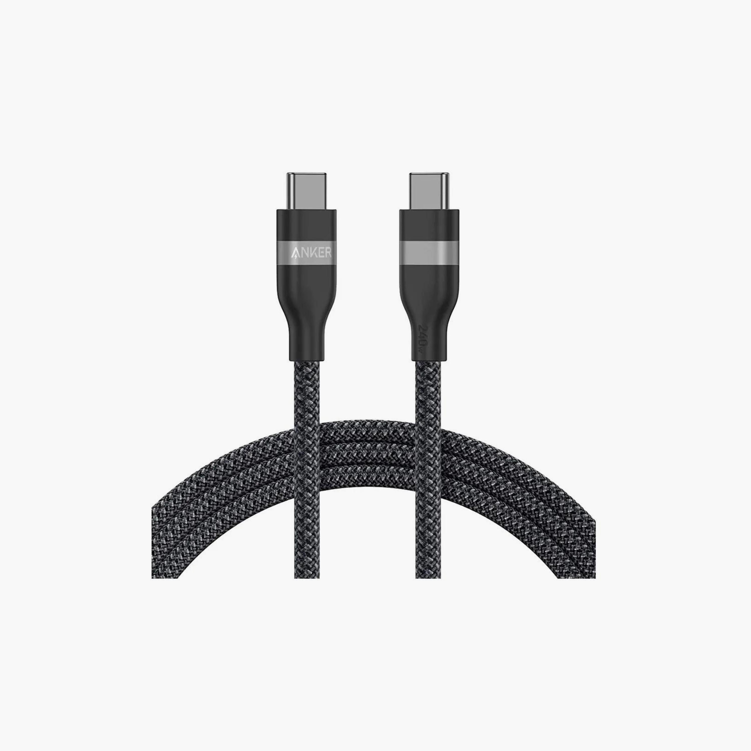 Anker USB-C To USB-C Sync & Charge Cable 6ft Black|A82E2H12-electronics-accessories-mobileaccesories-image-1