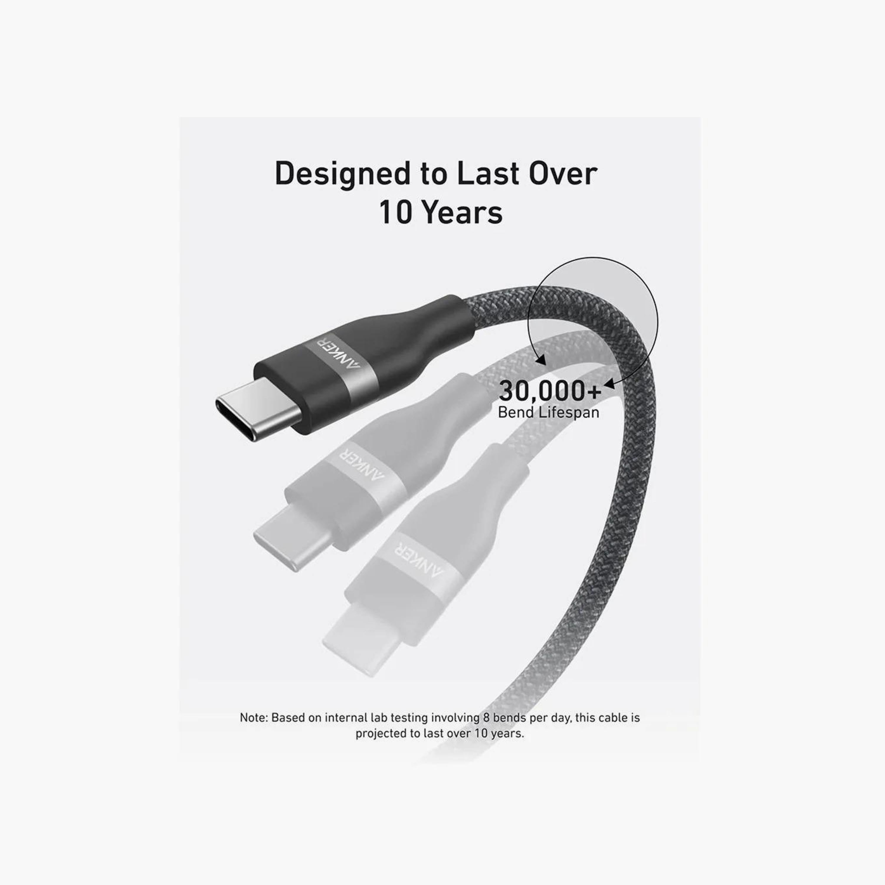 Anker USB-C To USB-C Sync & Charge Cable 6ft Black|A82E2H12-electronics-accessories-mobileaccesories-image-2