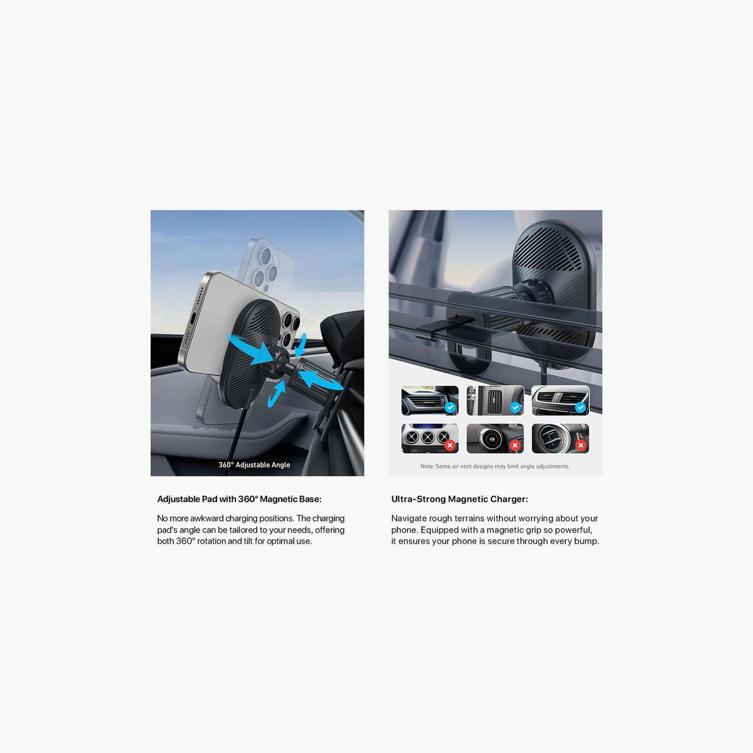 Anker MagGo Wireless Car Mount Charger Black|AN.B2932111.BK-electronics-portabledevices-image-3
