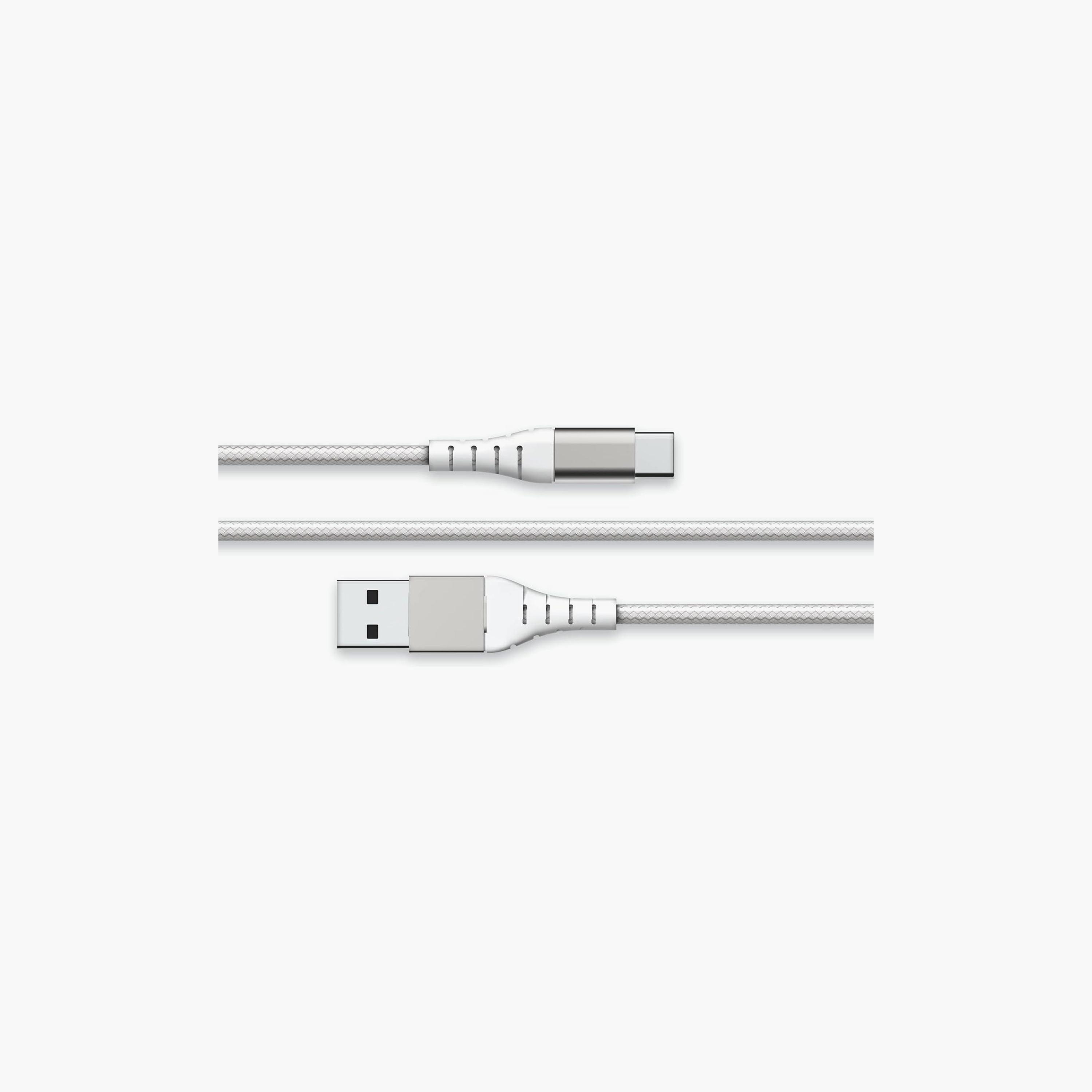 Force Power Lite USB A to C Reinforced Cable 2M White|FPLIAC2MW-electronics-accessories-mobileaccesories-image-3