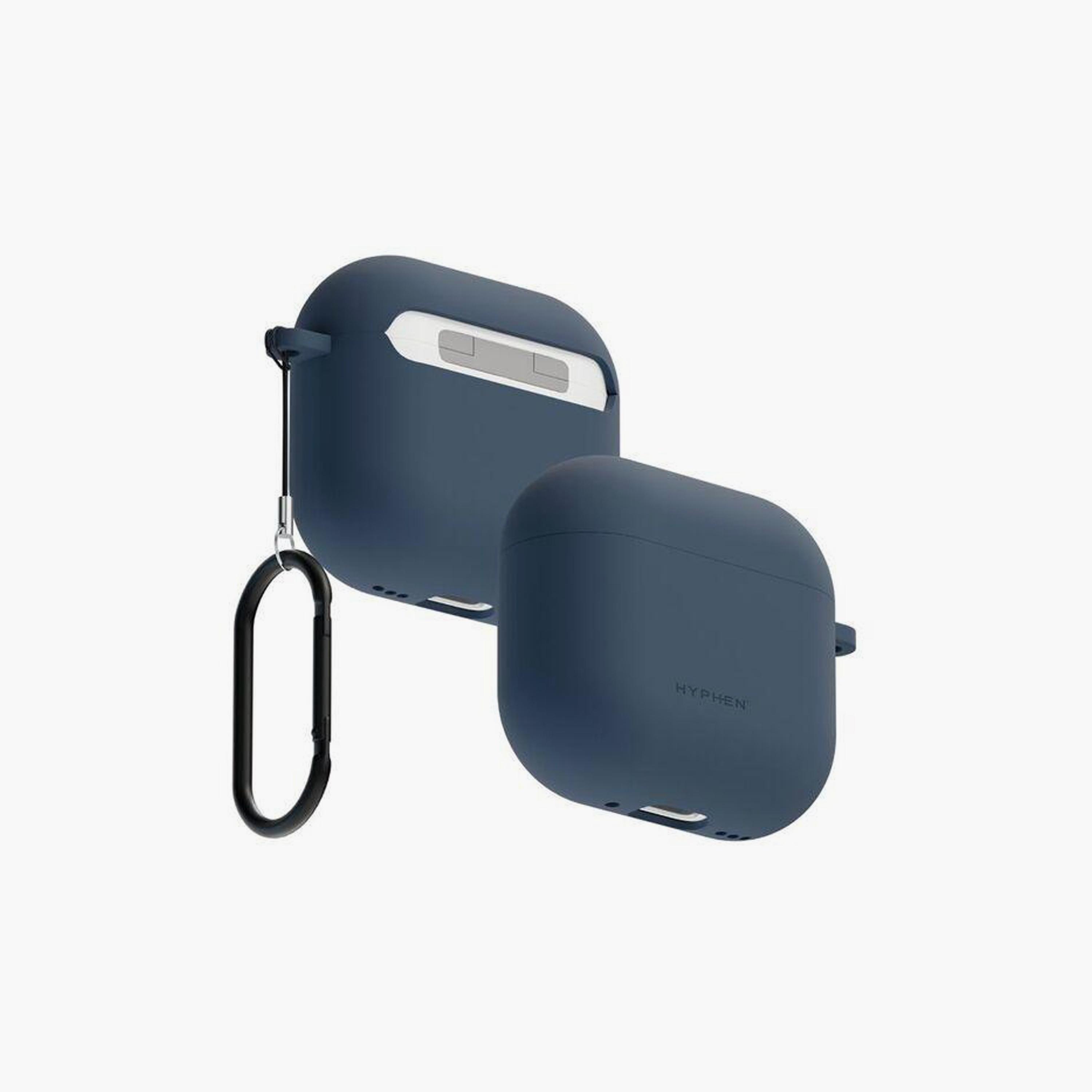 Hyphen Apple Air pods 4th Gen Silicone Case Blue|HAC-SCA4BL4206-electronics-accessories-mobileaccesories-image-2