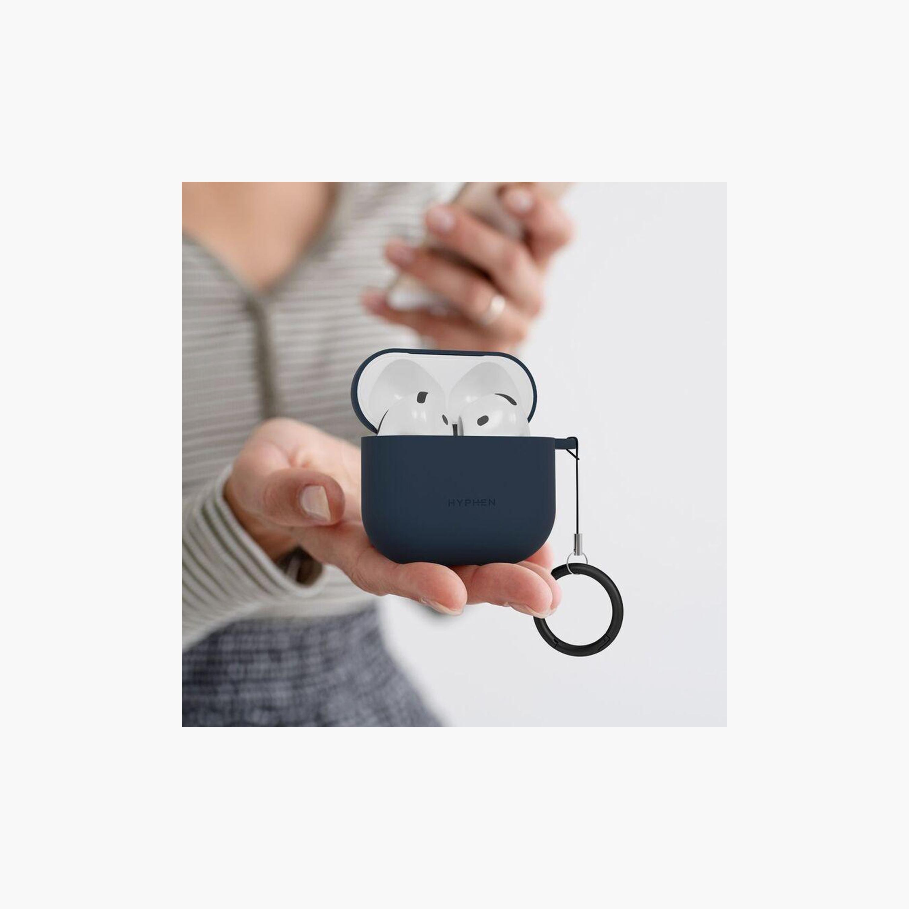 Hyphen Apple Air pods 4th Gen Silicone Case Blue|HAC-SCA4BL4206-electronics-accessories-mobileaccesories-image-3