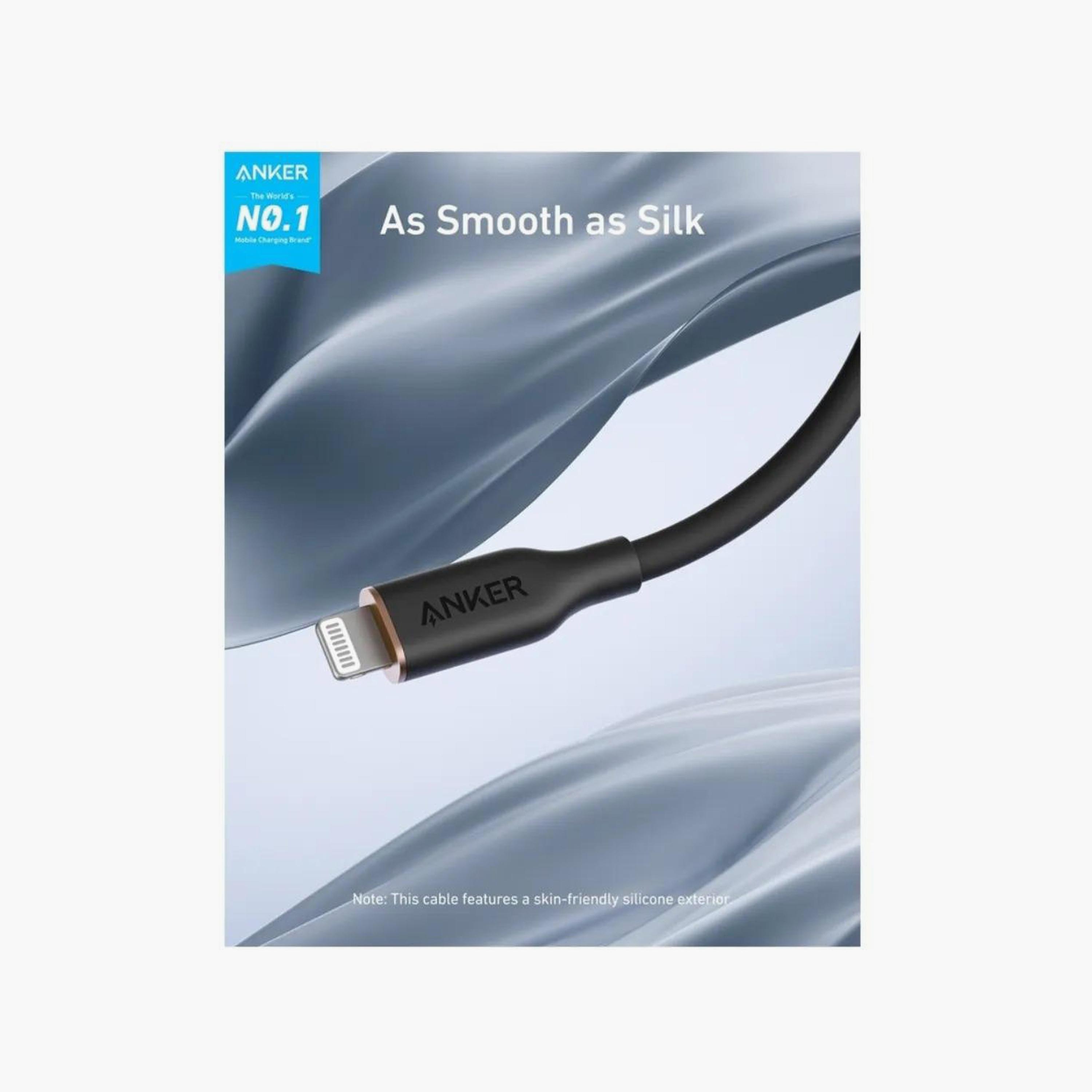 Anker PowerLine III Flow USB-A to Lighting Cable - Black|A85A1011-electronics-accessories-mobileaccesories-image-2