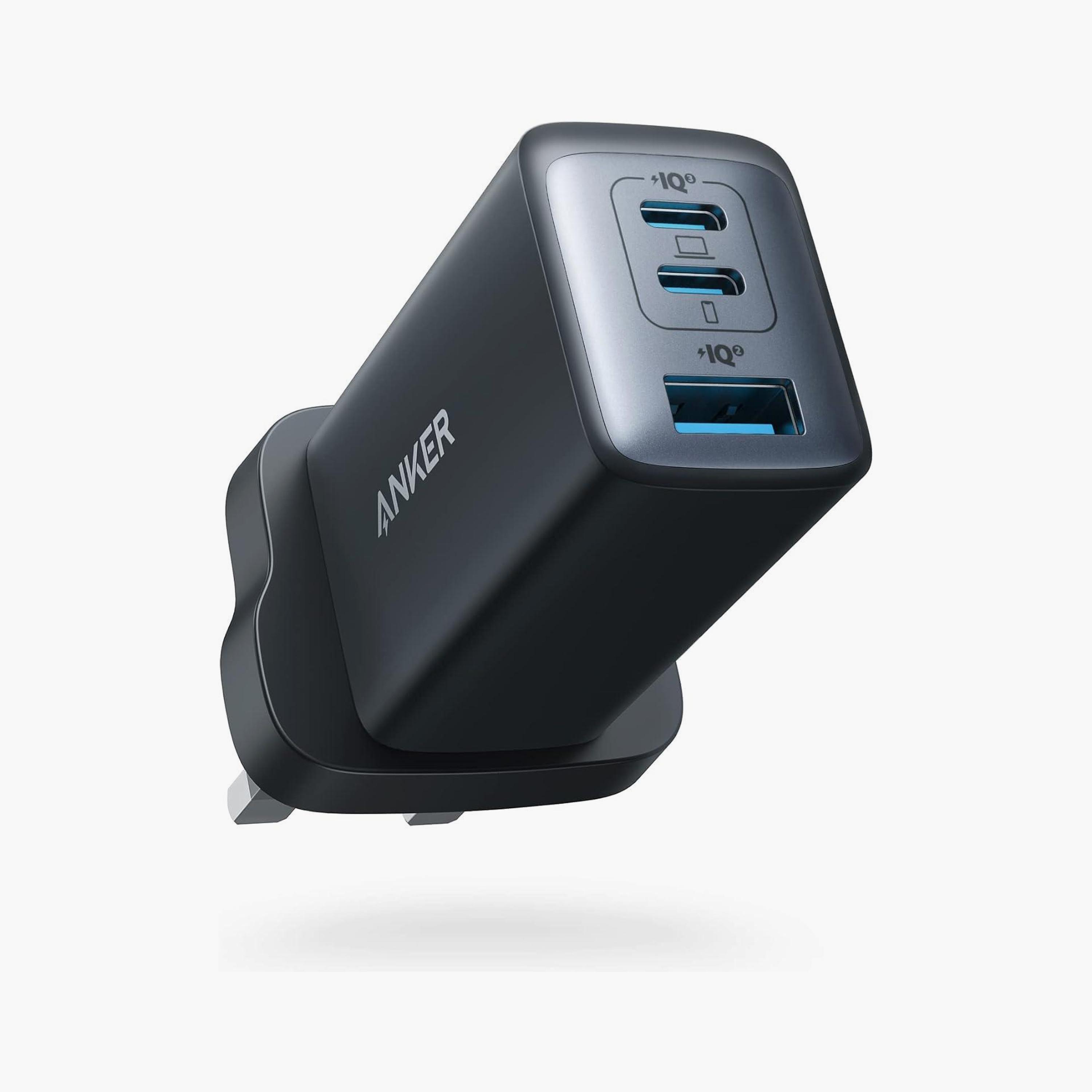 شاحن أنكر باور بورت III بثلاثة منافذ USB-C 65 واط أسود | AN.A2667K11.BK-electronics-accessories-mobileaccesories-image-1