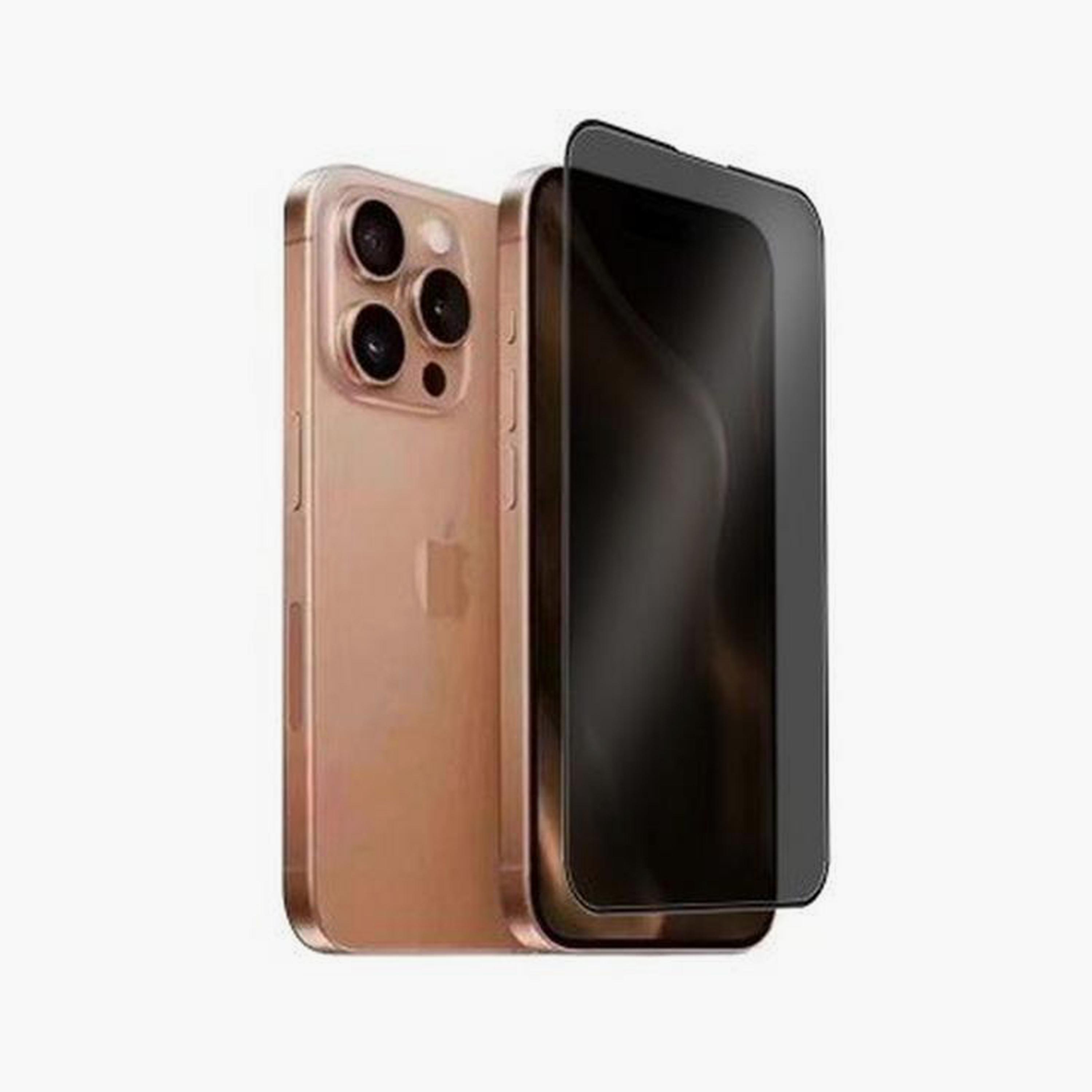 Max & Max iPhone 16 Pro Max Privacy Tempered Glass|MXIP16PRMTG-PRV-electronics-accessories-mobileaccesories-image-2