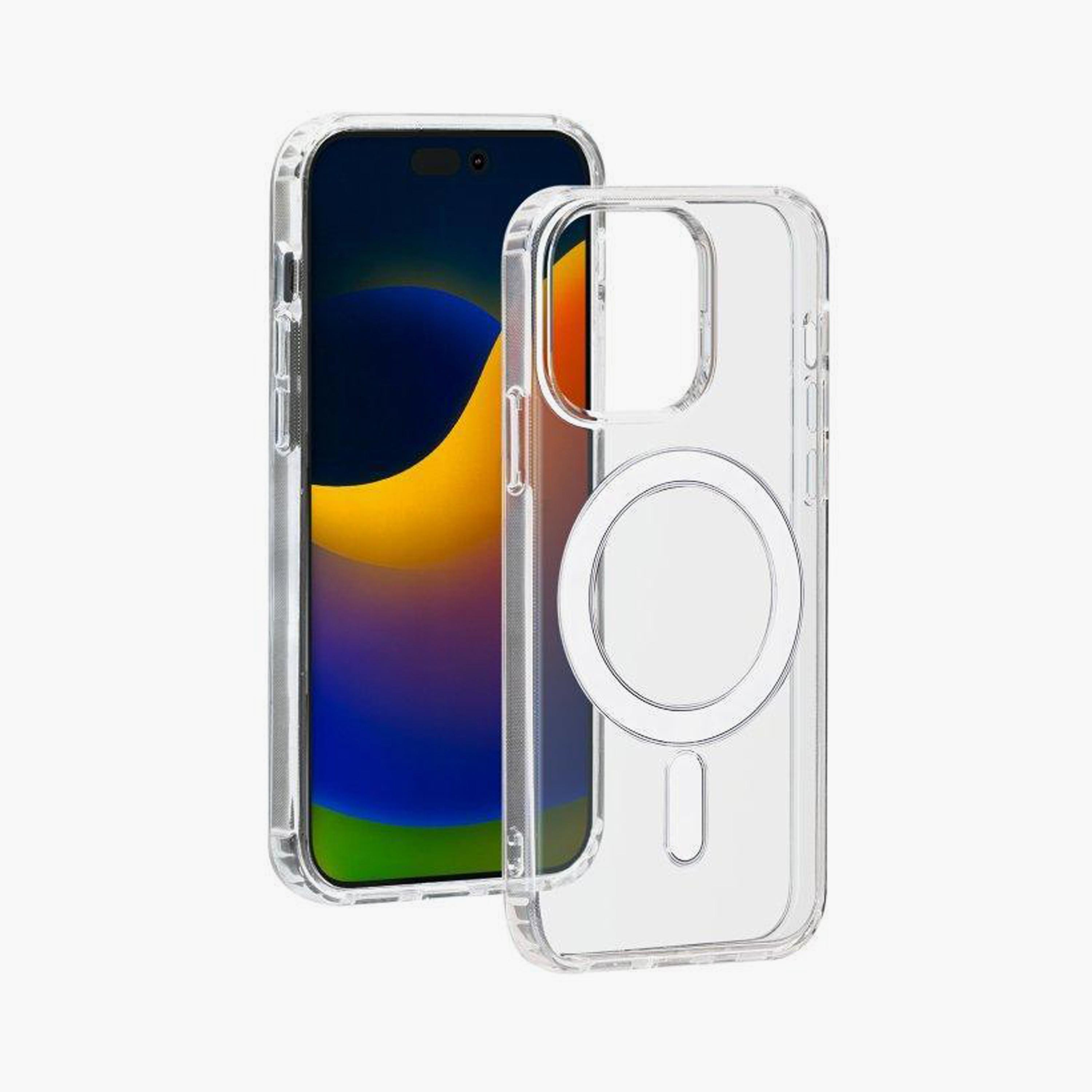 Force Hybrid MagSafe Case for iPhone 15 Pro Transparent|COVMAGIP15P-electronics-accessories-mobileaccesories-image-1
