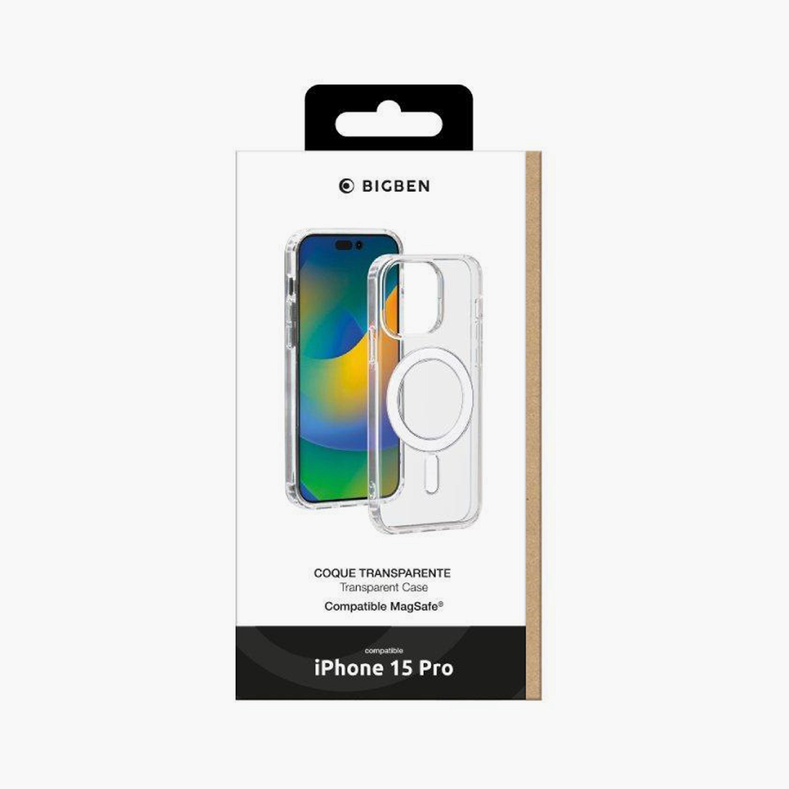 Force Hybrid MagSafe Case for iPhone 15 Pro Transparent|COVMAGIP15P-electronics-accessories-mobileaccesories-image-2