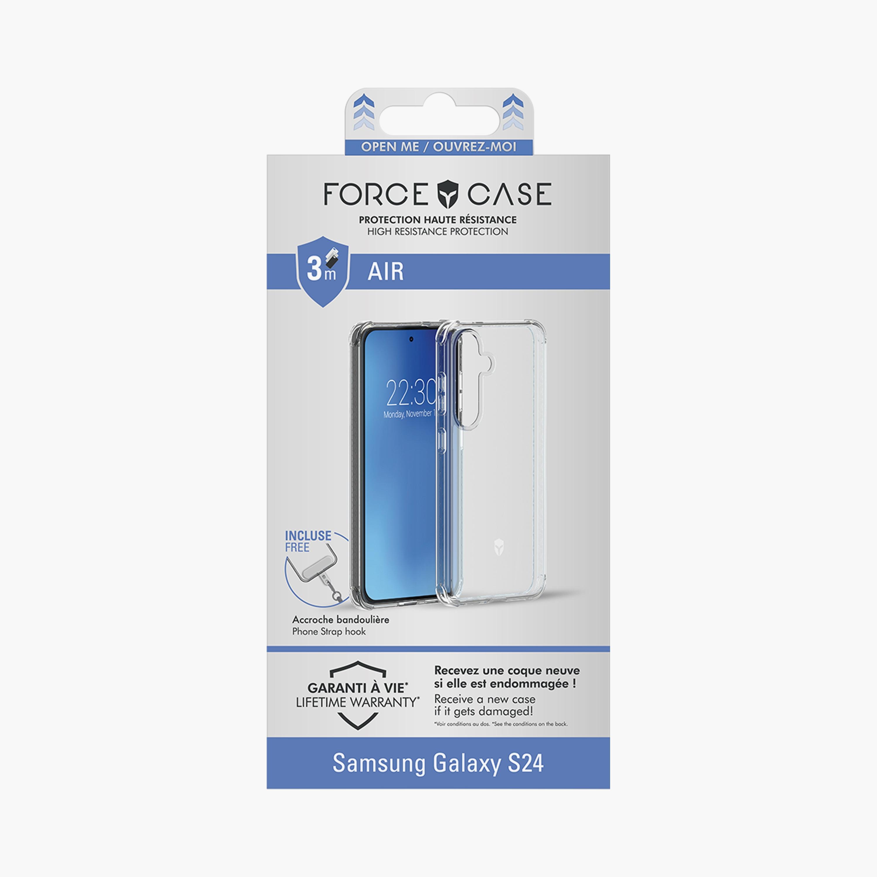 Force Samsung Galaxy S24 Air Transparent Reinforced Case|FCAIRGS24T-electronics-accessories-mobileaccesories-image-2