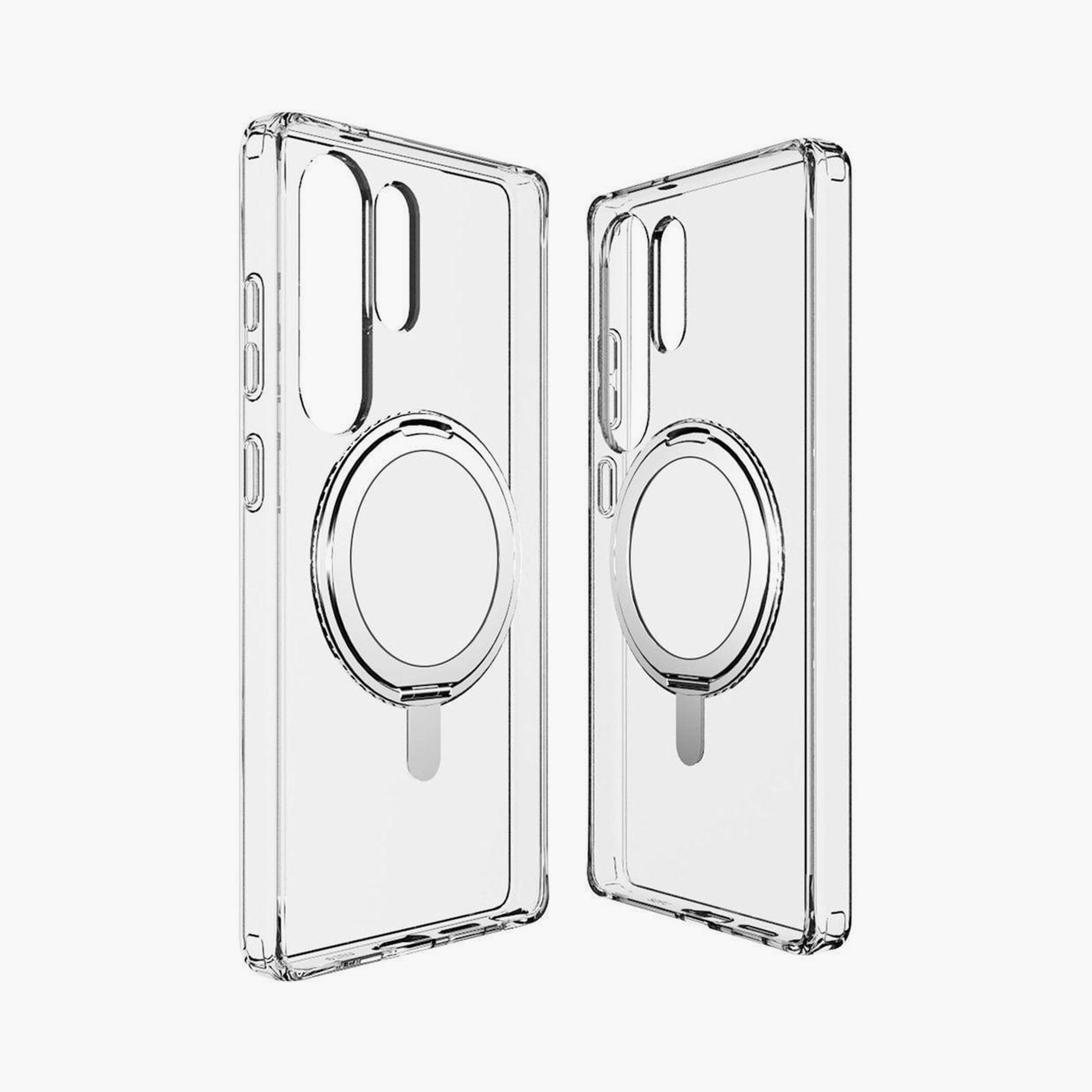 جراب ماكس آند ماكس شفاف دوار 360 درجة لهاتف سامسونج جالكسي إس 25 ألترا | MXS25U360C-electronics-accessories-mobileaccesories-image-1