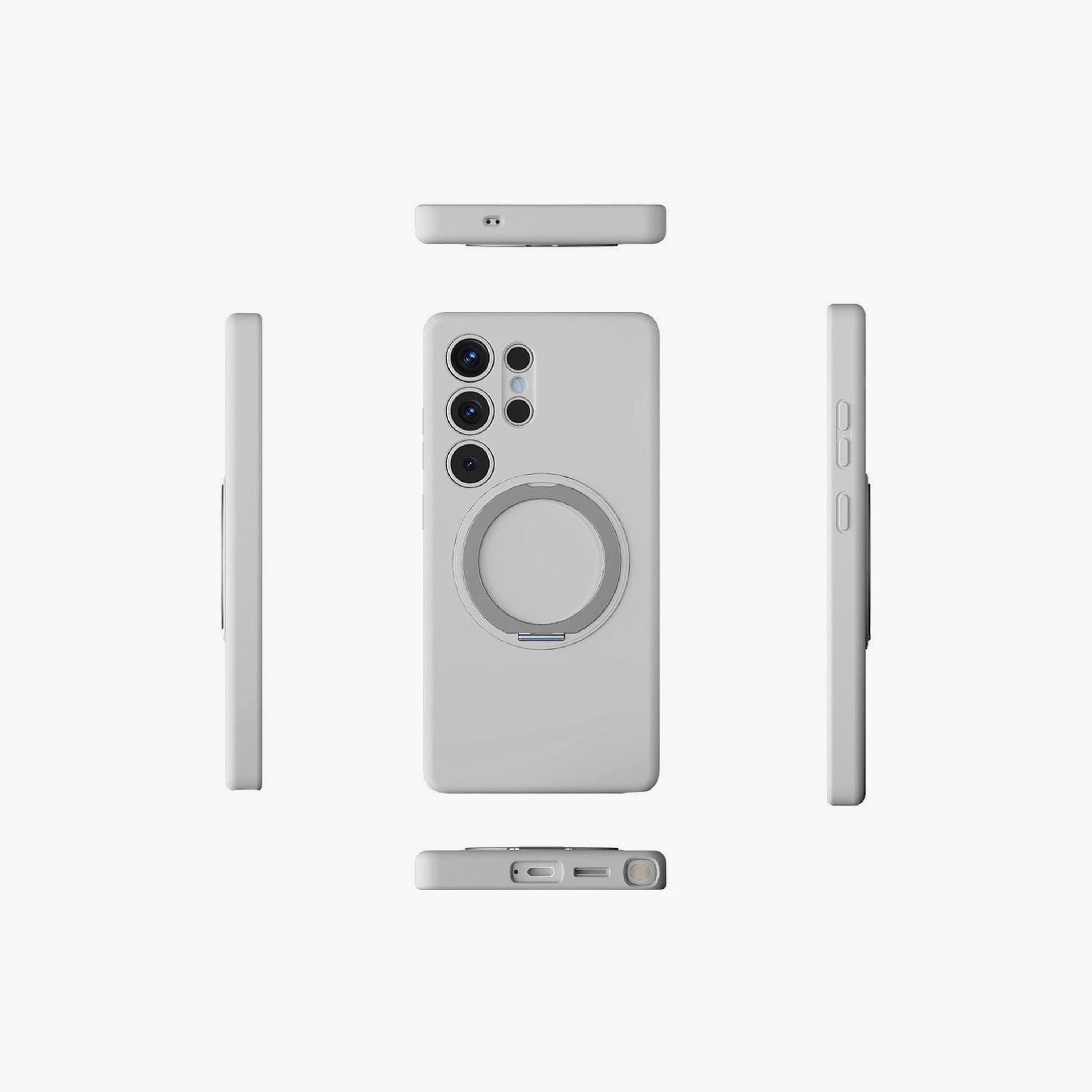 Max & Max Silicon Case Silver Samsung Galaxy S25 Ultra|MXS25U360LS-SL-electronics-accessories-mobileaccesories-image-2