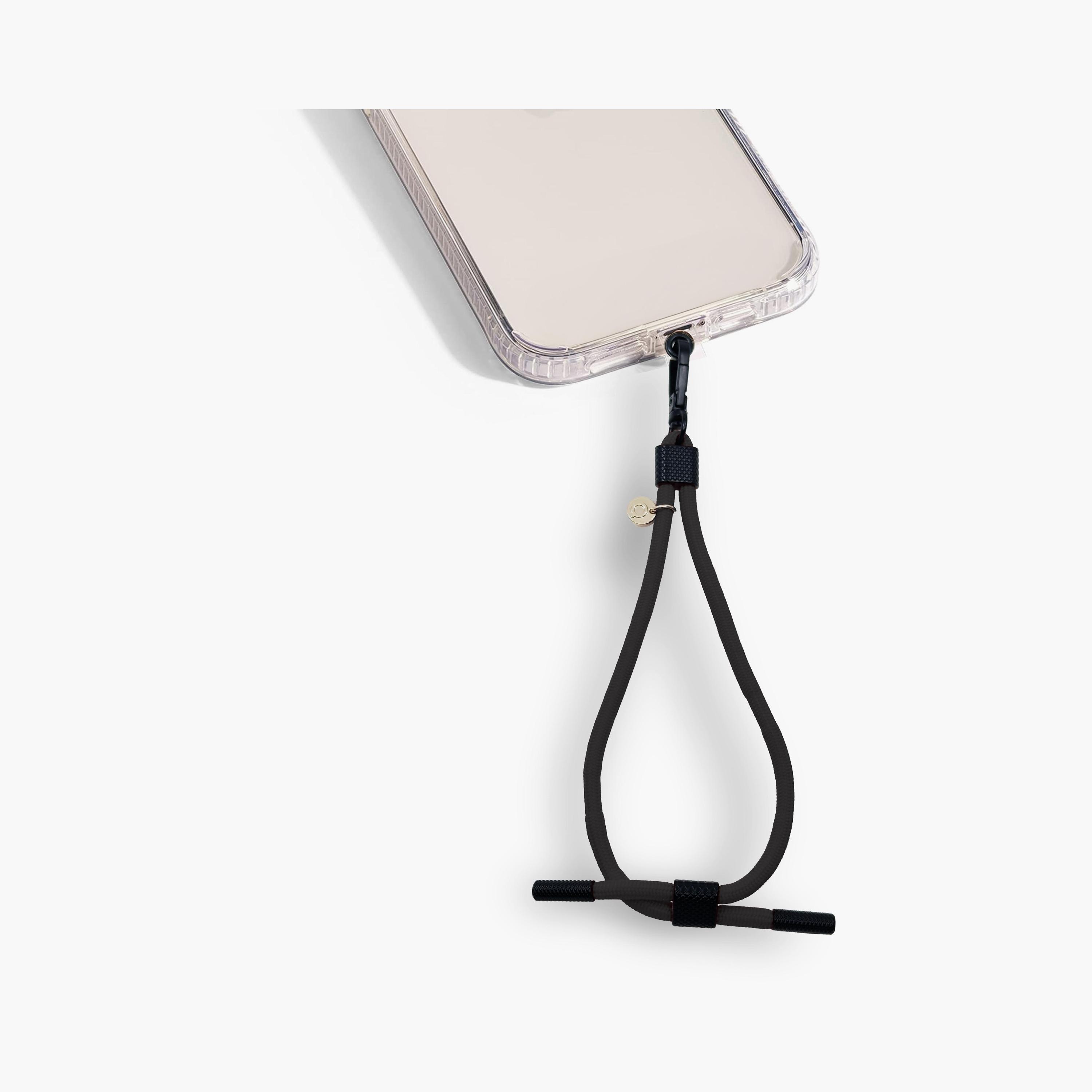 Quix Hand Wristlet For Mobile Black Strap With Black Lock|WSBCLBL0001-electronics-accessories-mobileaccesories-image-1