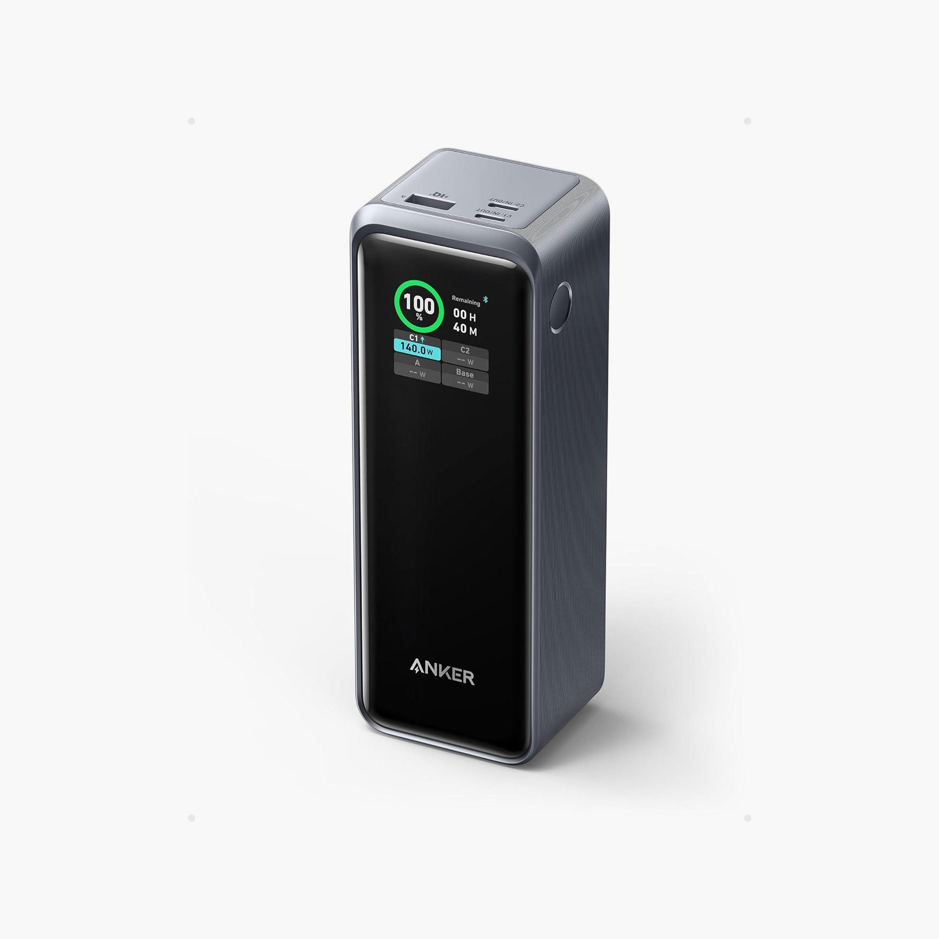 باور بانك أنكر برايم 27650 مللي أمبير (250 واط) شاحن محمول بثلاثة منافذ | A1340011-electronics-accessories-mobileaccesories-image-1