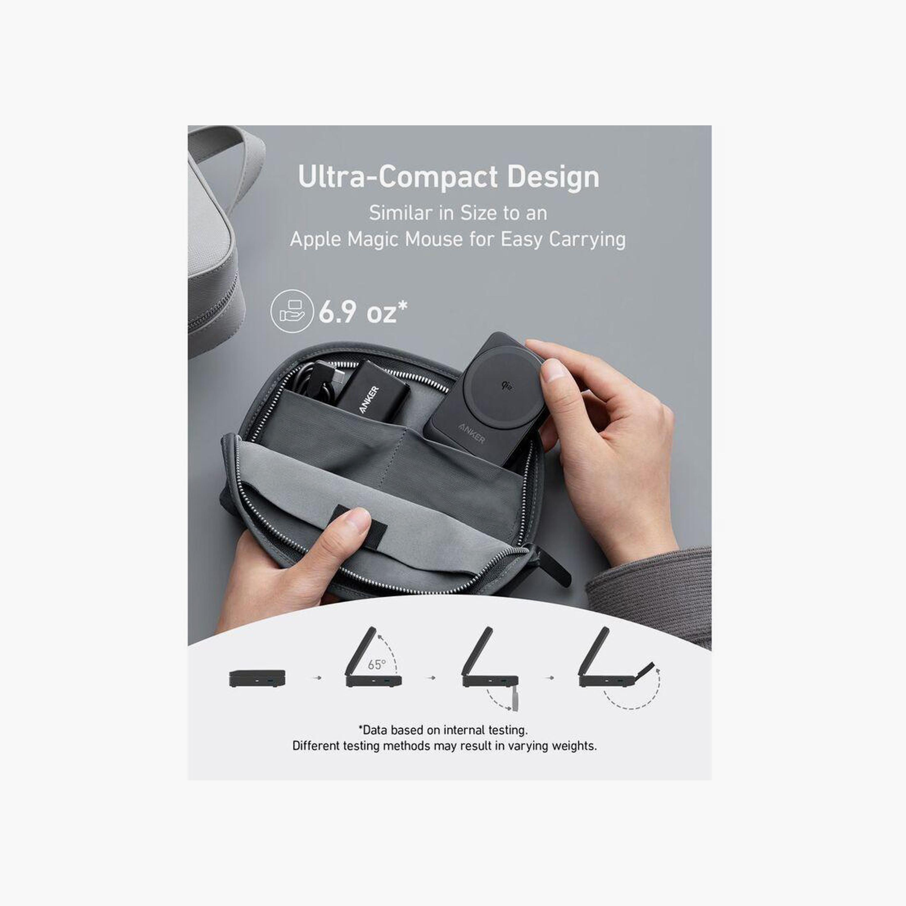 Anker Maggo Wireless Charging Station 15W Foldable 3-In-1 Black|B2557212-electronics-accessories-mobileaccesories-image-2