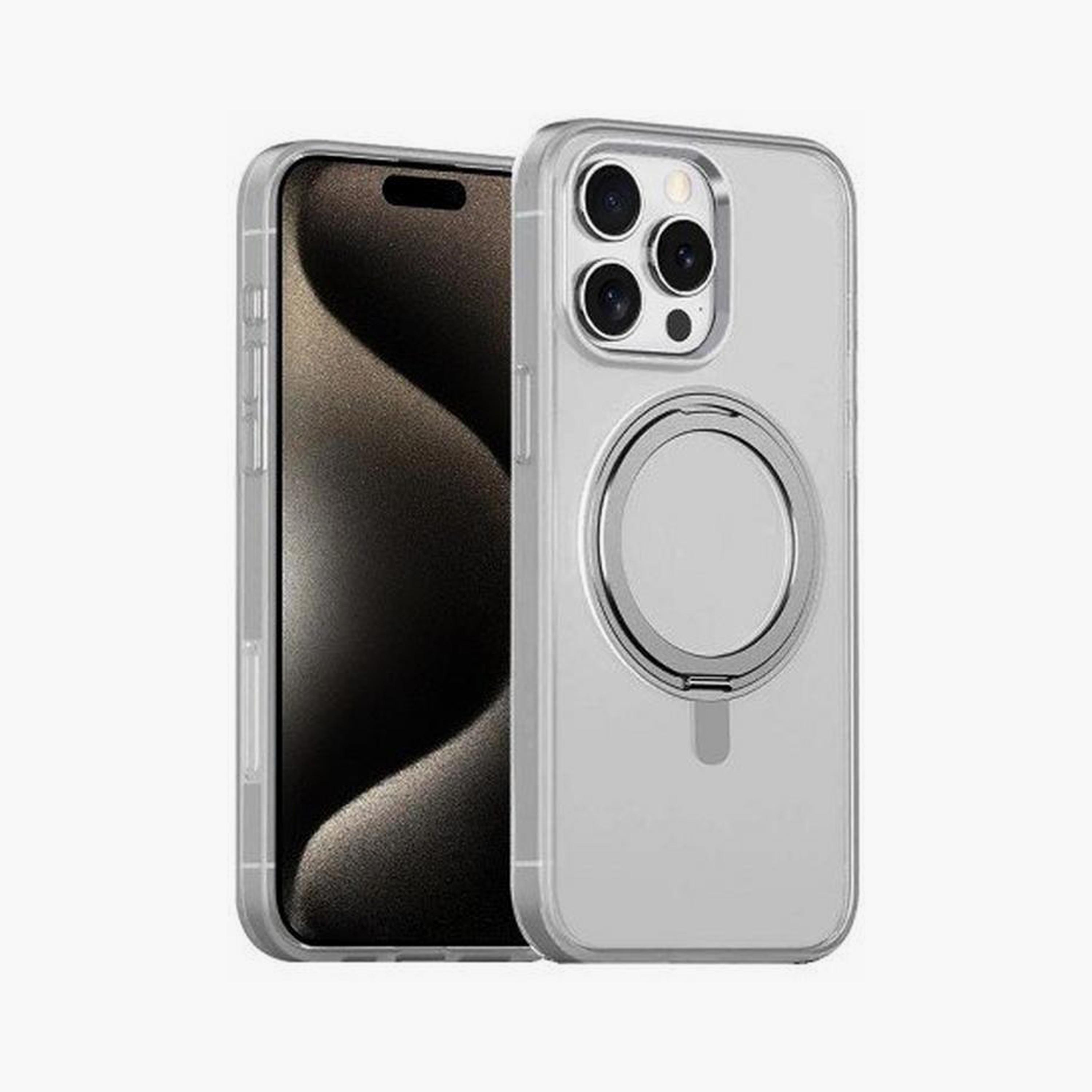Max & Max iPhone 16 Pro 360 Rotating Clear Case With Magsafe|MXIP16PRRCC-electronics-accessories-mobileaccesories-image-2