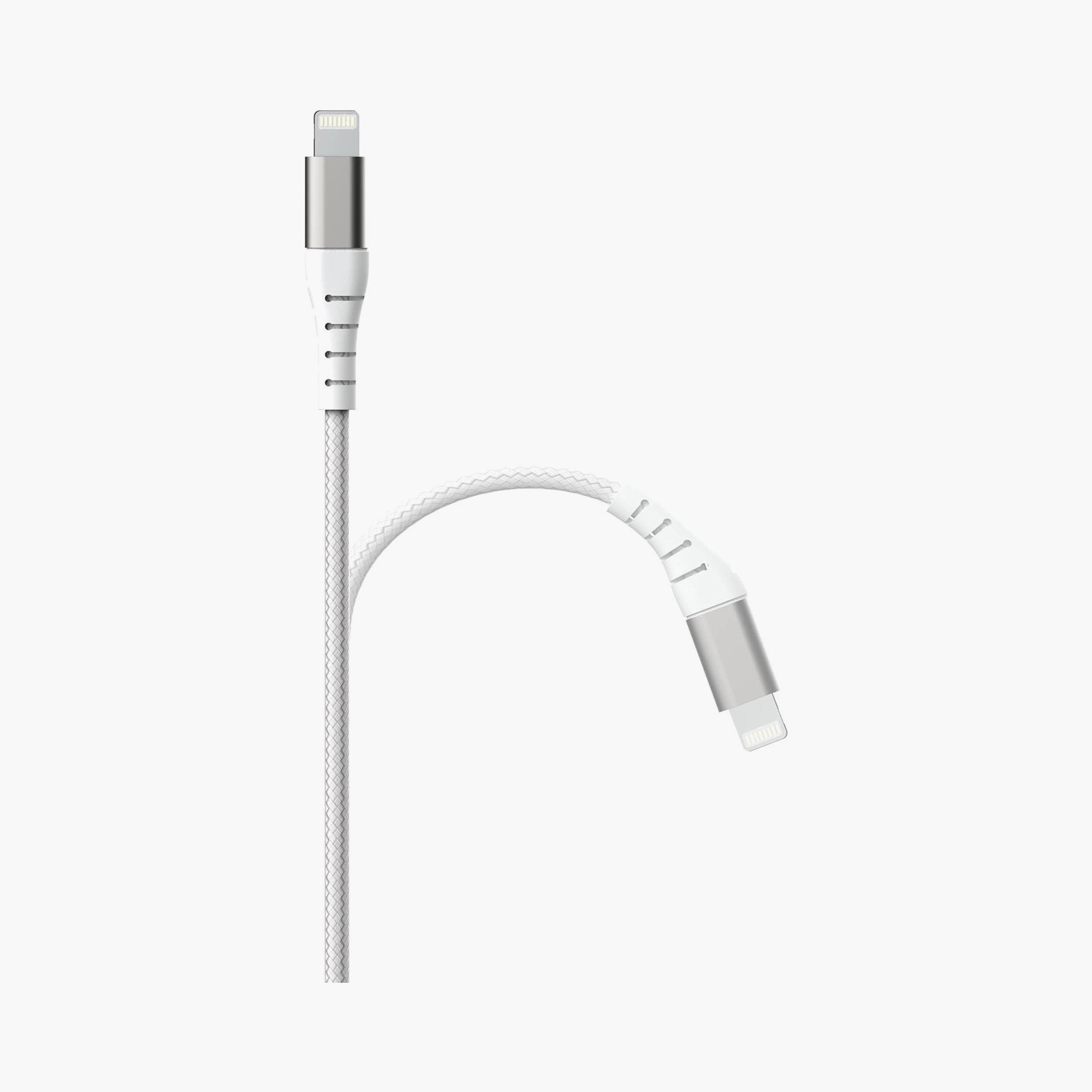 Force Power Lite USB C to Lightning Reinforced Cable 1.2M White|FPLICMFI1M2W-electronics-accessories-mobileaccesories-image-3