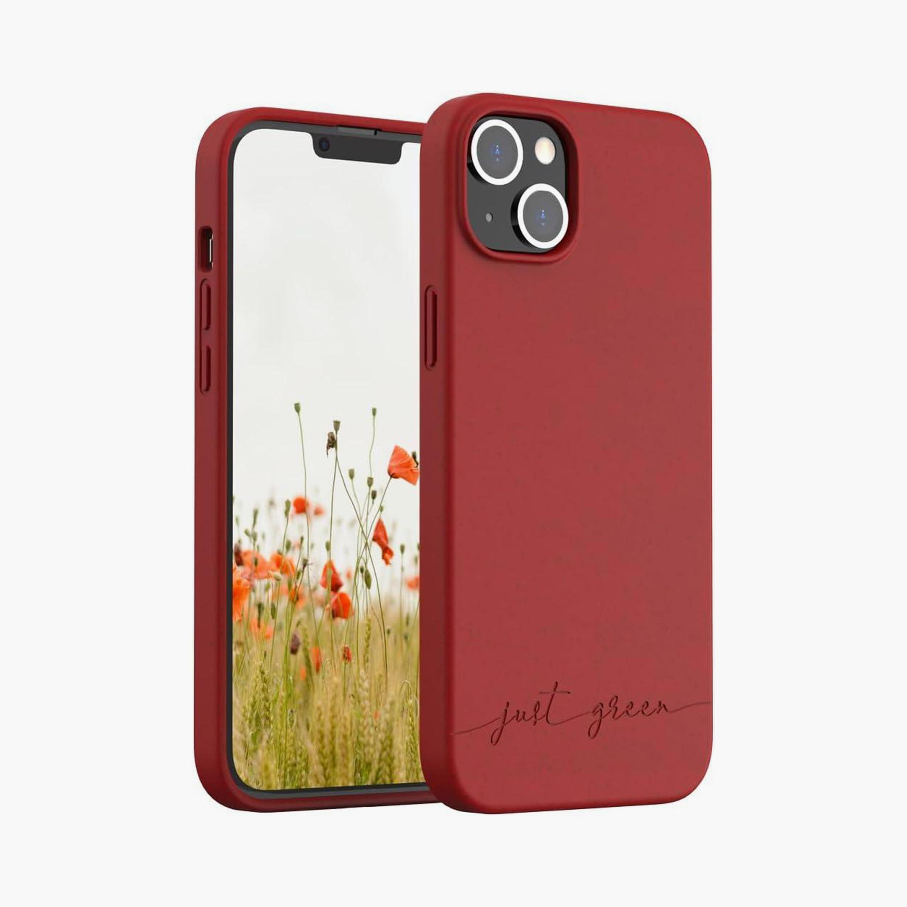 جراب فورس جست جرين صديق للبيئة لهاتف آيفون 14 بلس أحمر طبيعي | JGCOVIP14MR-electronics-accessories-mobileaccesories-image-1