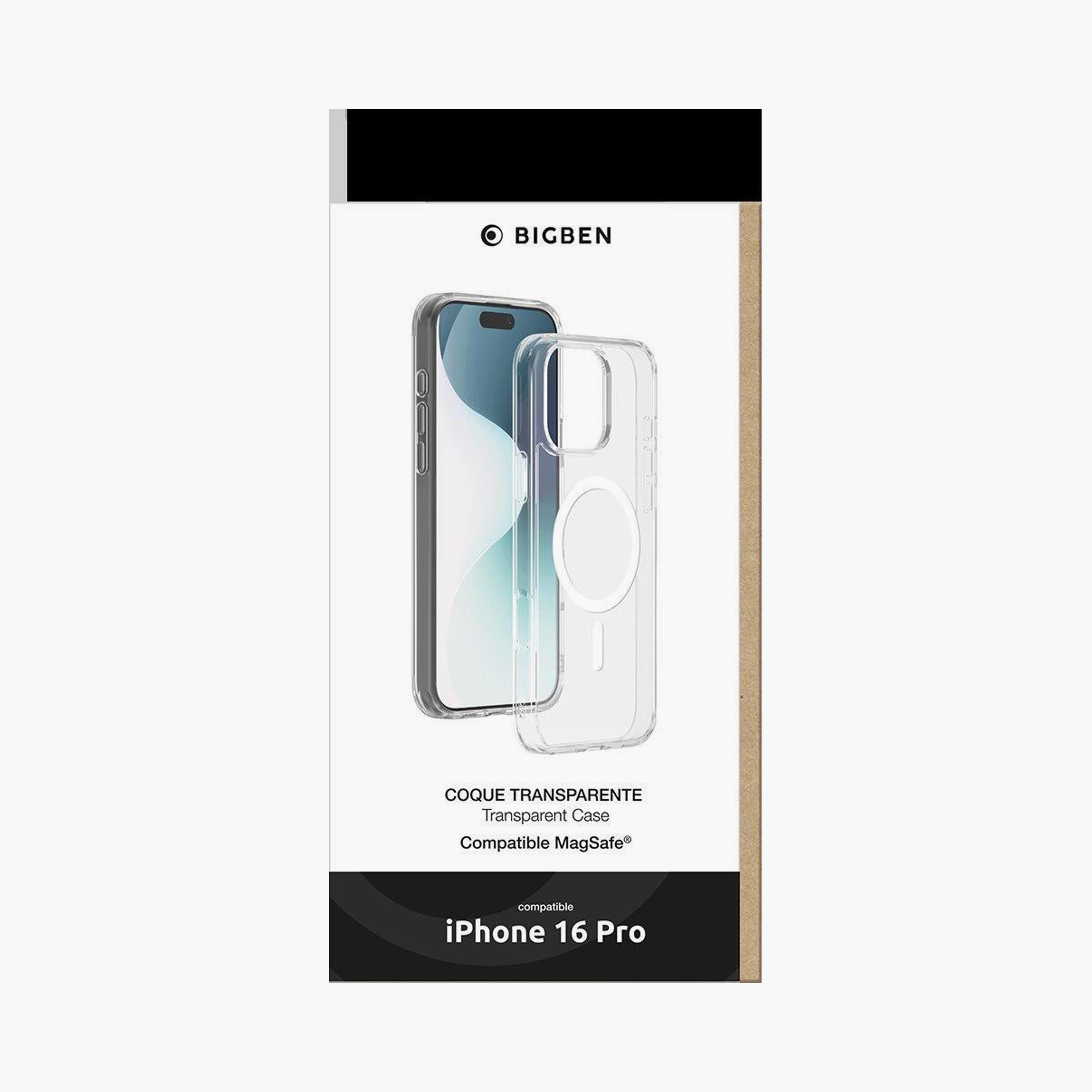Force Bigben iPhone 16 Pro Case Compatible Magsafe Hybrid Transparent|COVMAGIP16P-electronics-accessories-mobileaccesories-image-2