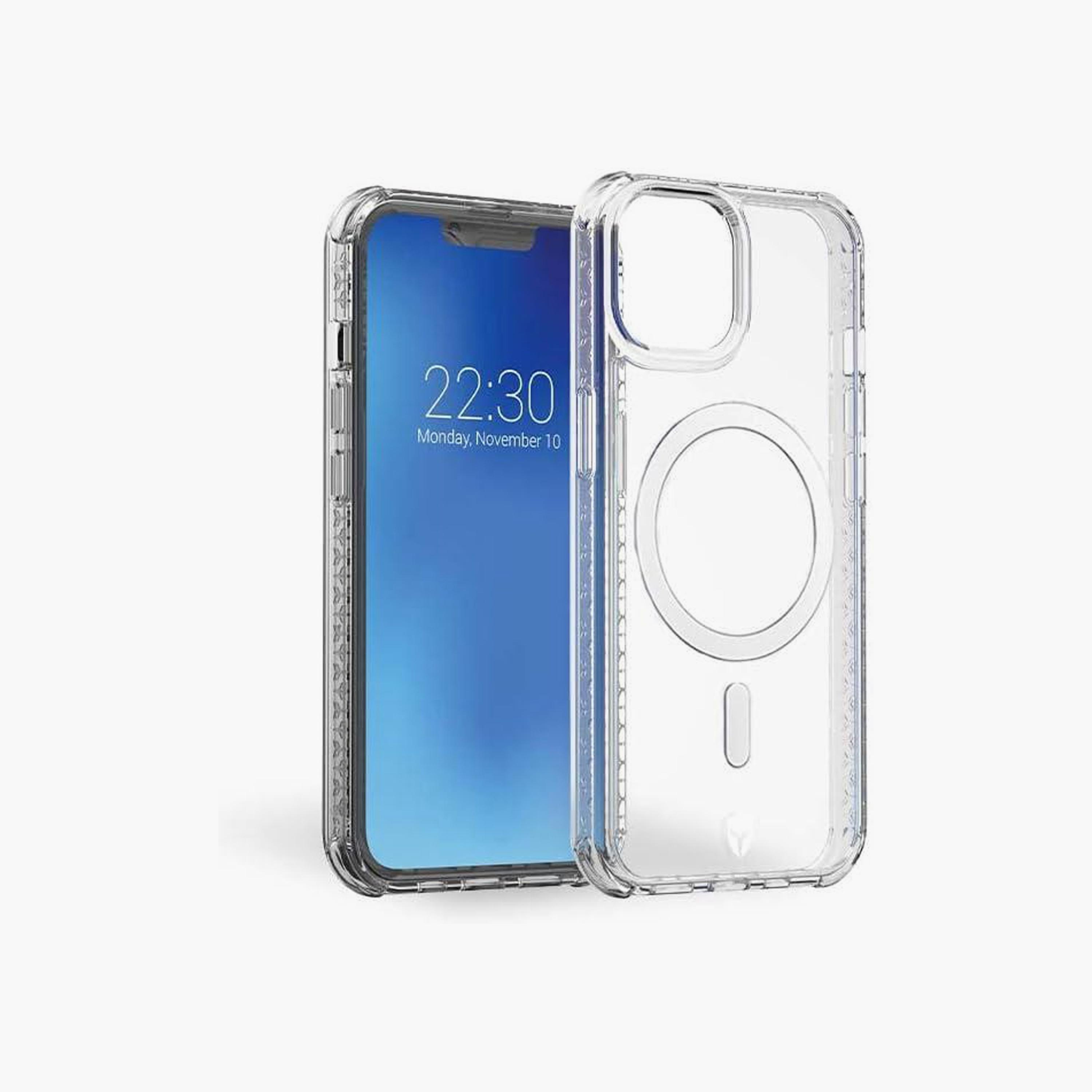 جراب فورس آير معزز شفاف متوافق مع ماج سيف لهاتف آيفون 14 | FCAIRMAGIP14T-electronics-accessories-mobileaccesories-image-3