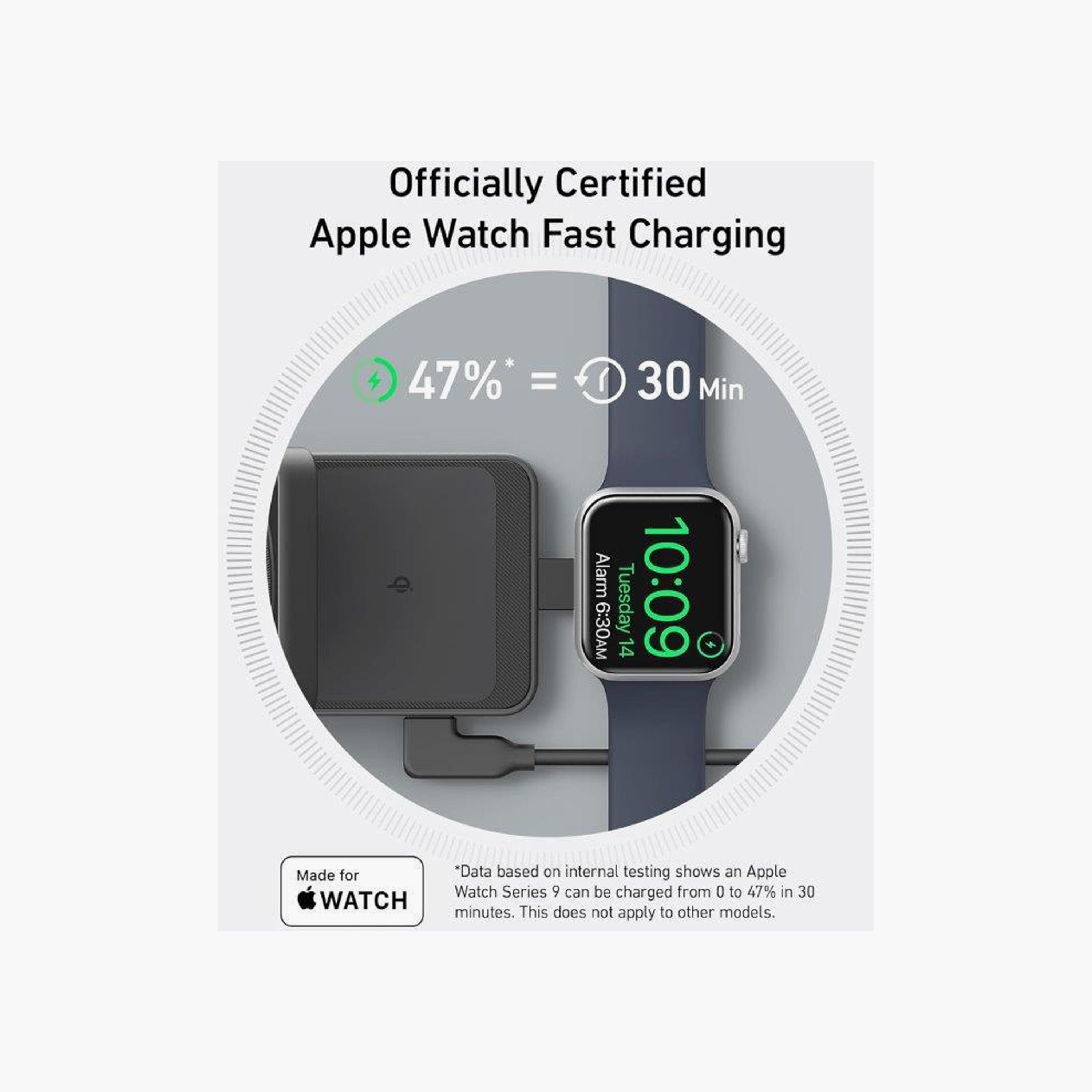 Anker MagSafe Charger Compatible MagGo 3-in-1 Wireless Charging Station|AN.B2557211.BK-electronics-accessories-mobileaccesories-image-4