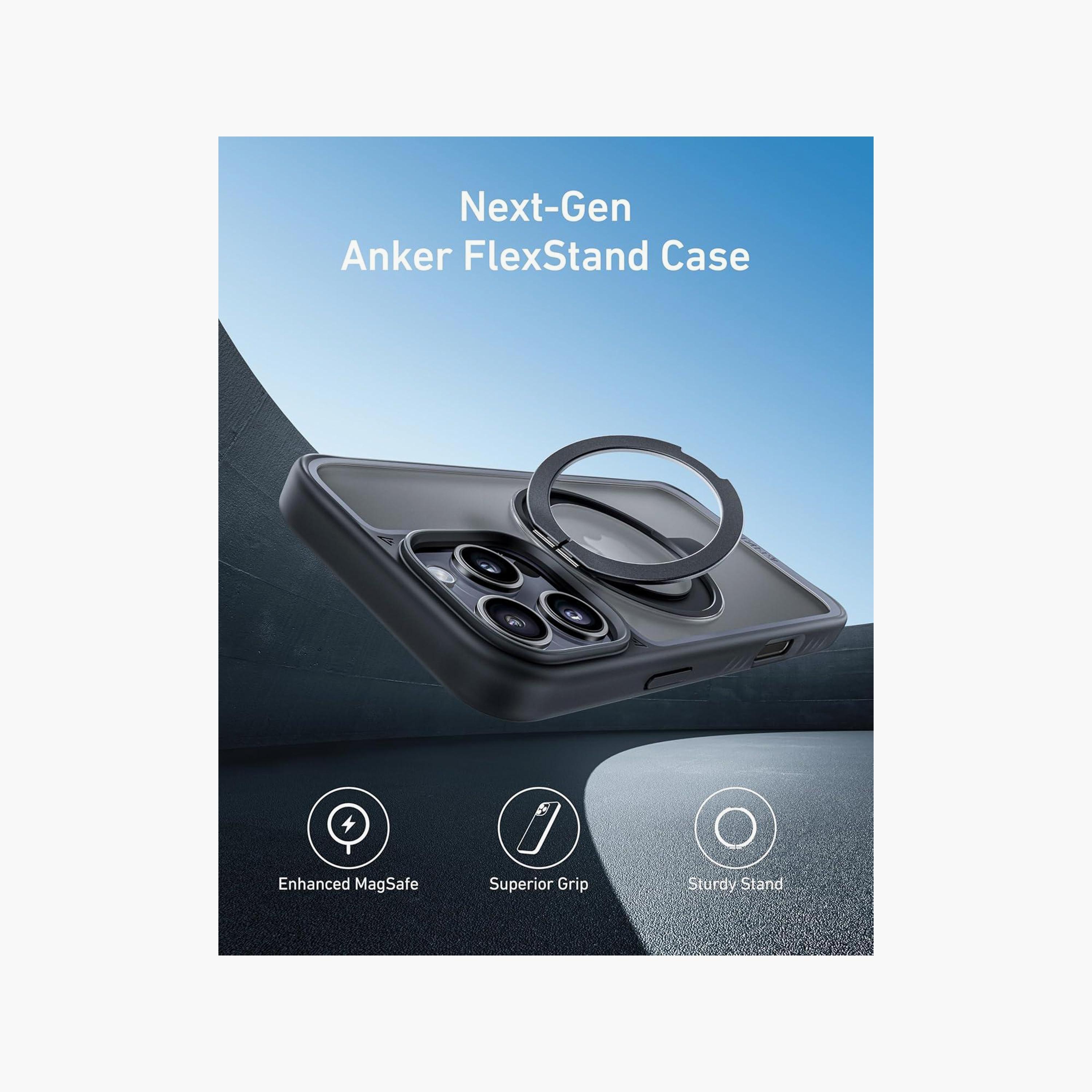 Anker MagGo Magnetic Case for iPhone 16 Pro Max with 360 Ring Stand Shockproof MagSafe|A90H1H1C-electronics-accessories-mobileaccesories-image-2