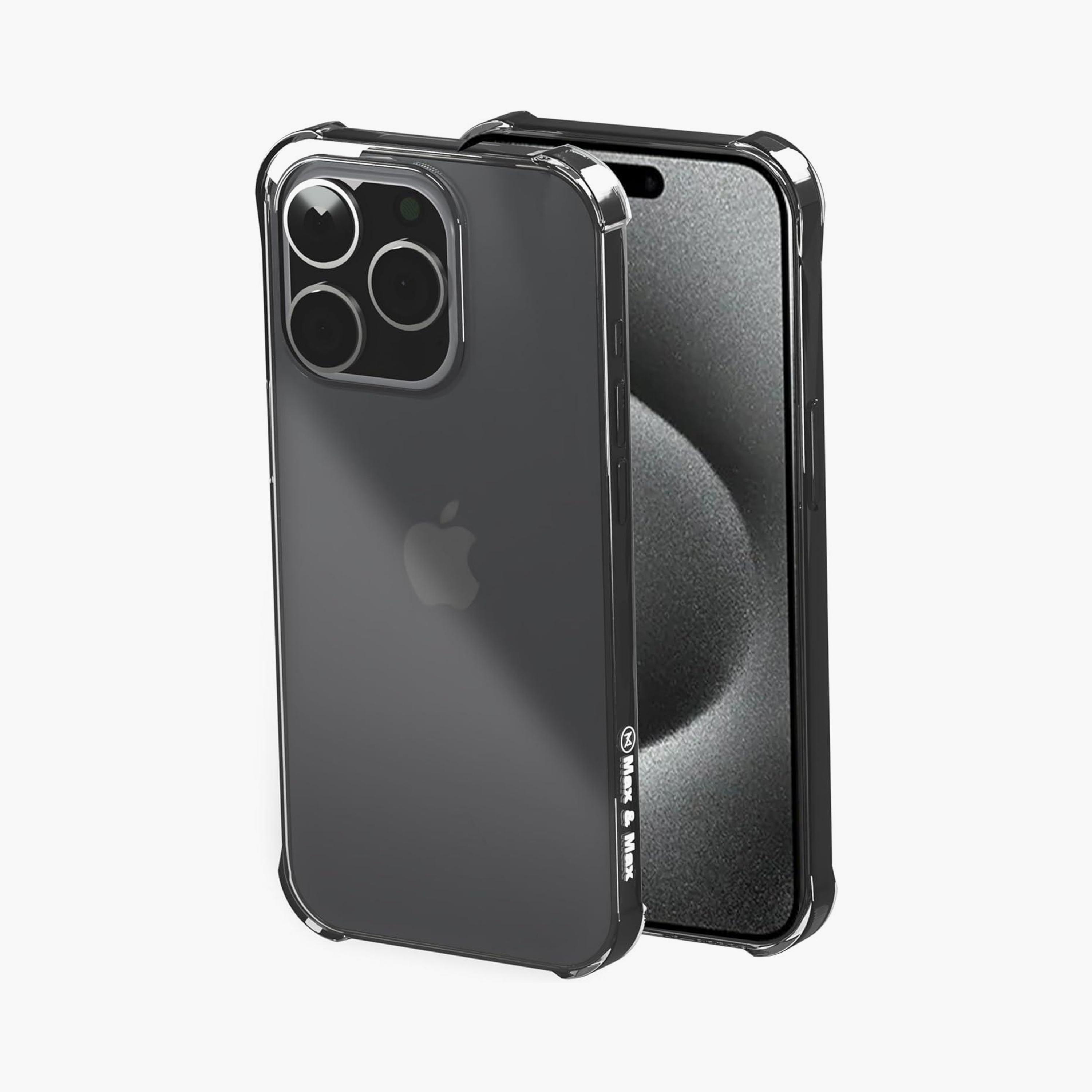 Max & Max Crystal Clear Case for iPhone 15 Pro 6.1 inch Anti Yellowing Anti Scratch Ultra Slim-electronics-accessories-mobileaccesories-image-1