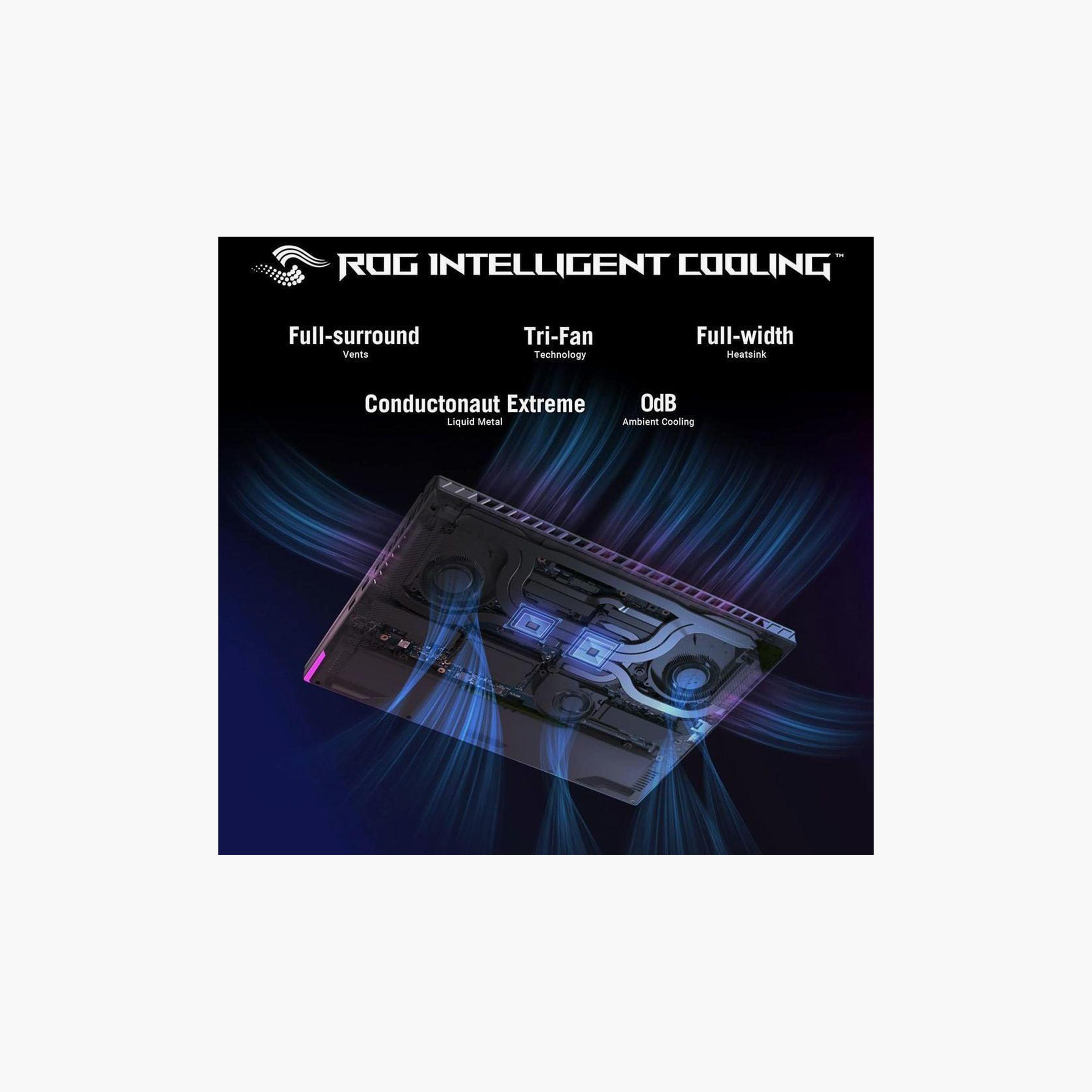 لابتوب ألعاب أسوس روج ستريكس G16 الجيل13 i5 شاشة 16" FHD RAM 16 جيجا SSD 512 جيجا RTX 4050 رمادي-electronics-laptops-image-2