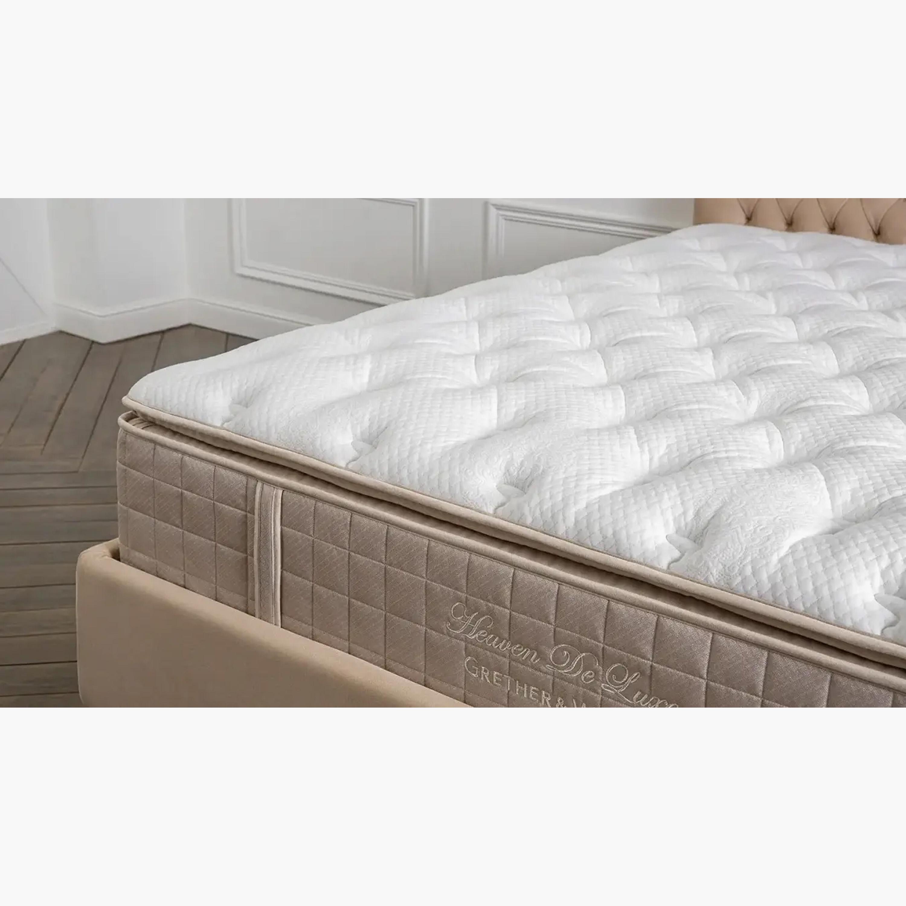 Grether & Wells Heaven De Luxe Latex Foam Pocket Spring Queen Mattress - 160x200 cm