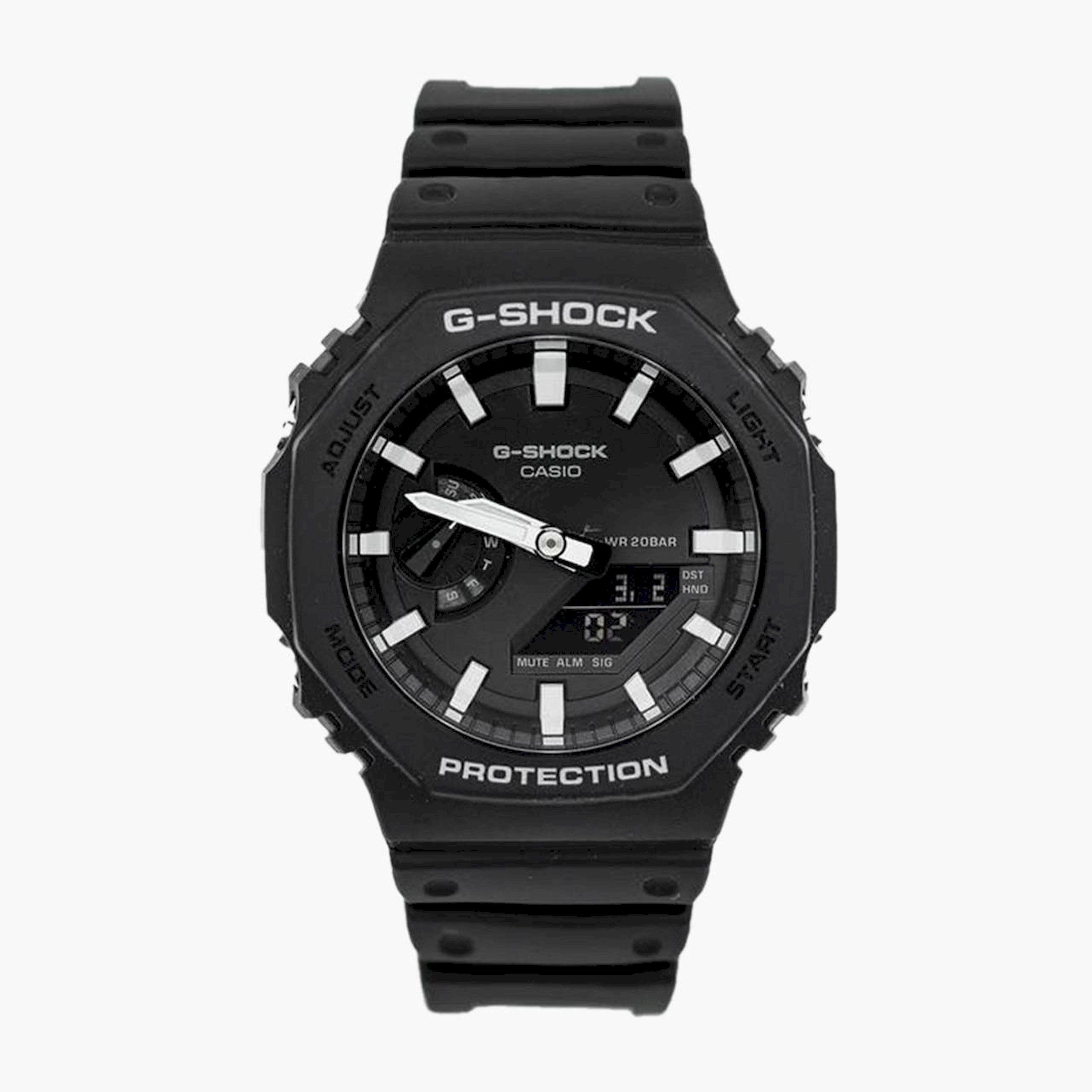 G-SHOCK ساعة رجالية أسود تناظري/رقمي بسوار كربون GA-2100-1ADR-men-watchesandjewellery-watches-image-1