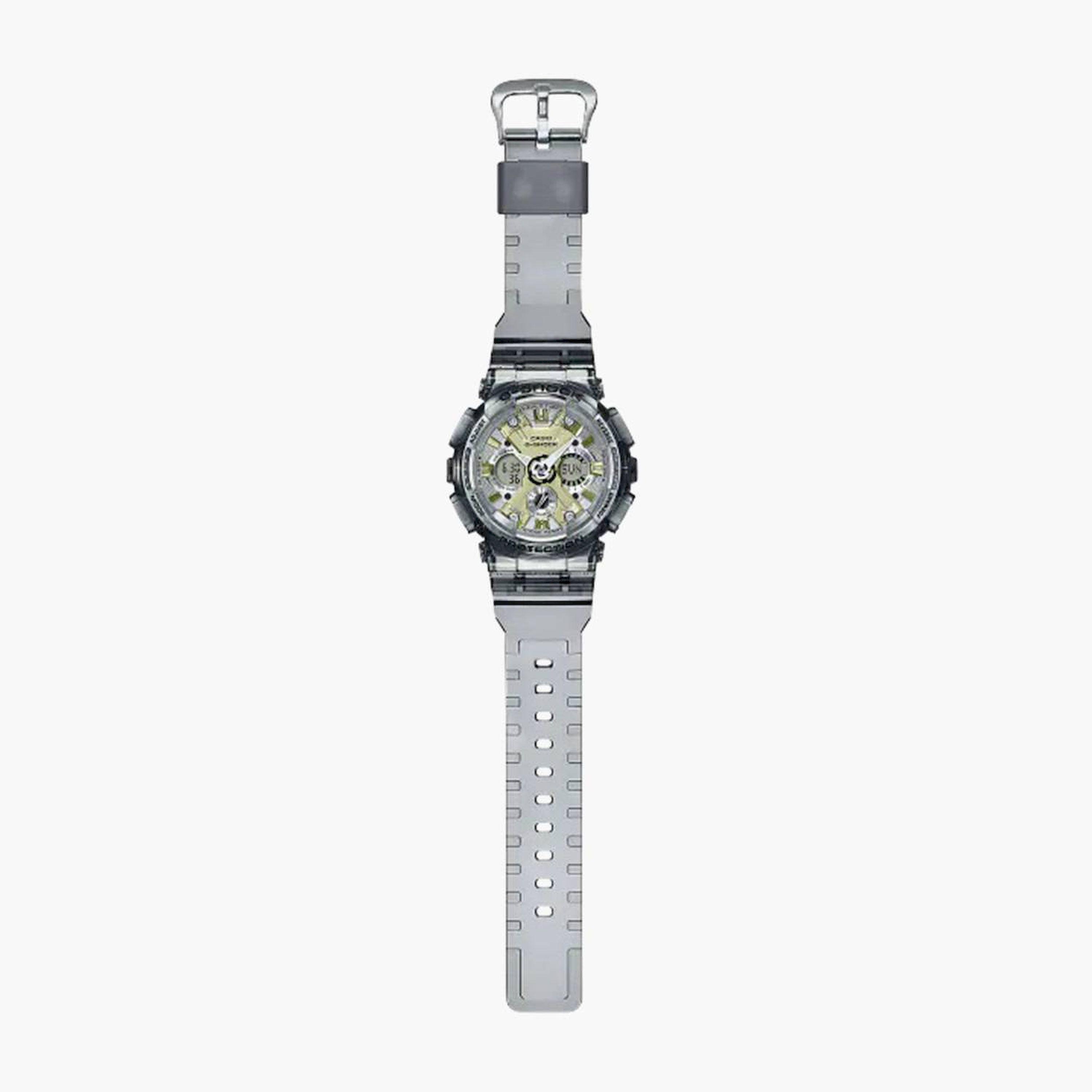 ساعة جي شوك نسائية بحزام من الراتنج الرمادي بتناظر رقمي - GMA-S120GS-8ADR-men-watchesandjewellery-watches-image-3