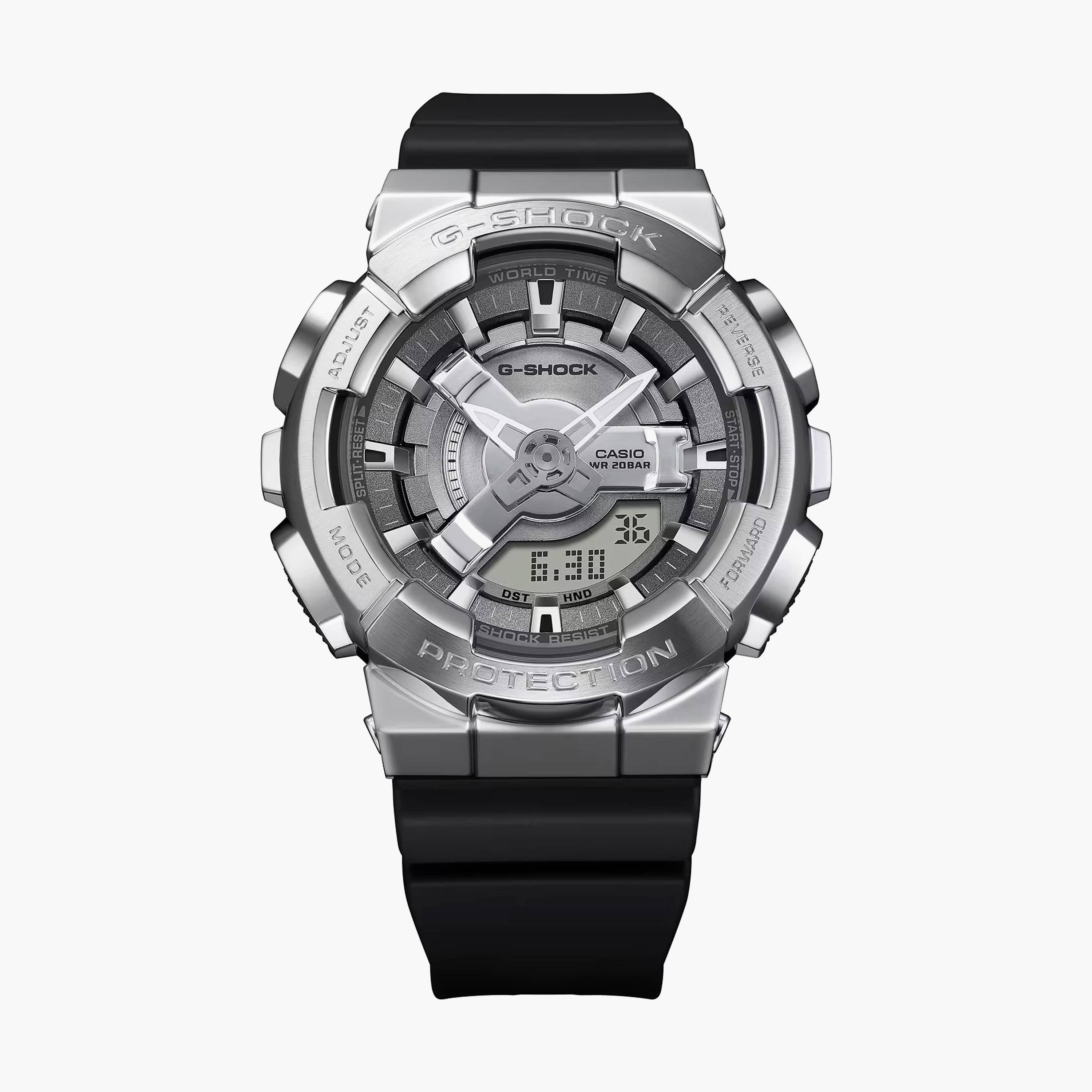 G-Shock ساعة نسائية بحزام من الراتنج التناظري الرقمي | GM-S110-1ADR-men-watchesandjewellery-watches-image-2