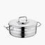 Korkmaz Astra2 Stainless Steel Induction Base Low Casserole - 10.25 L-InfluencerCodes_Ramadan26_All_20012026-image-1
