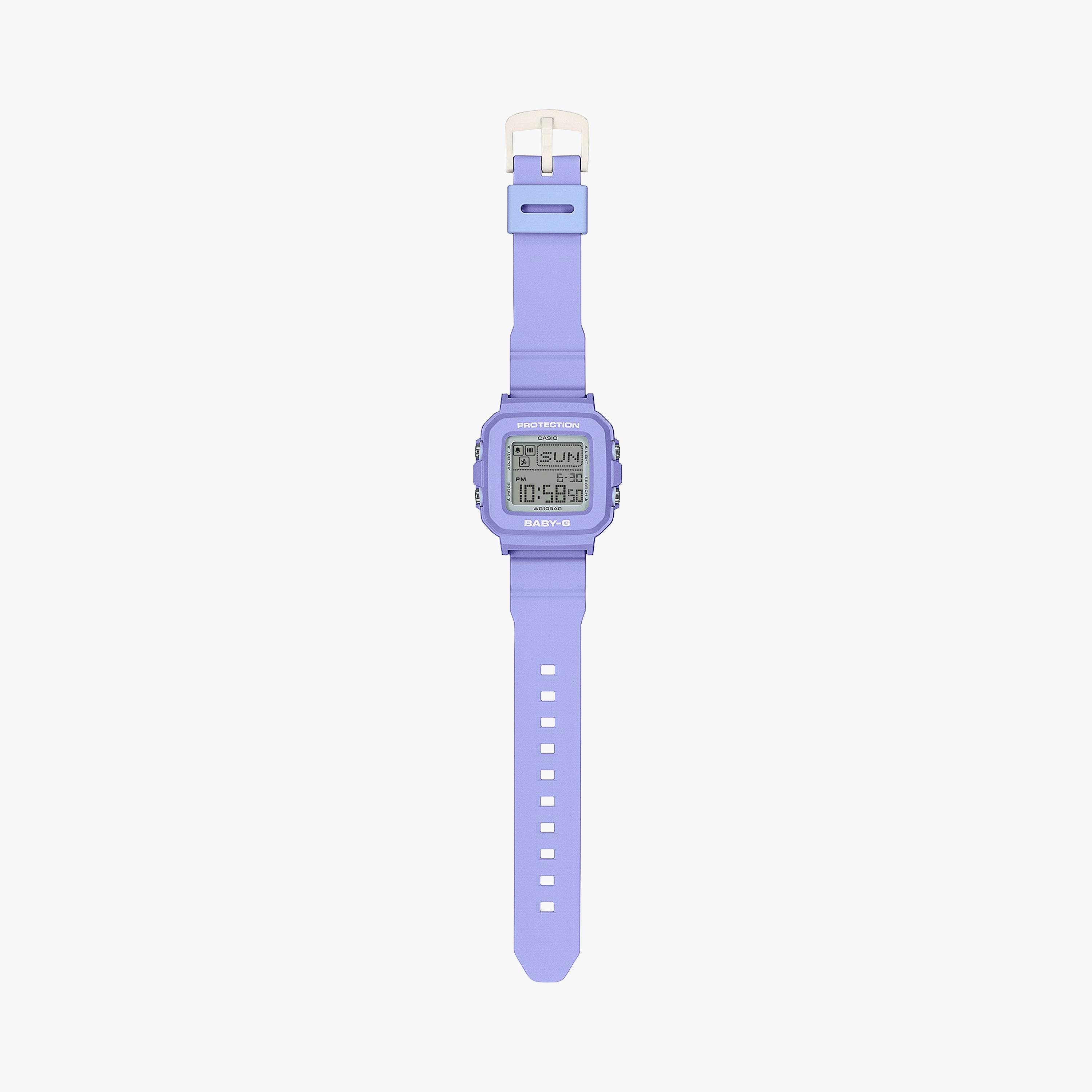 كاسيو بيبي-جي ساعة نسائية 39 مم بنفسجية رقمية بسوار سيليكون | BGD-10K-6DR-women-watchesandjewellery-watches-image-3