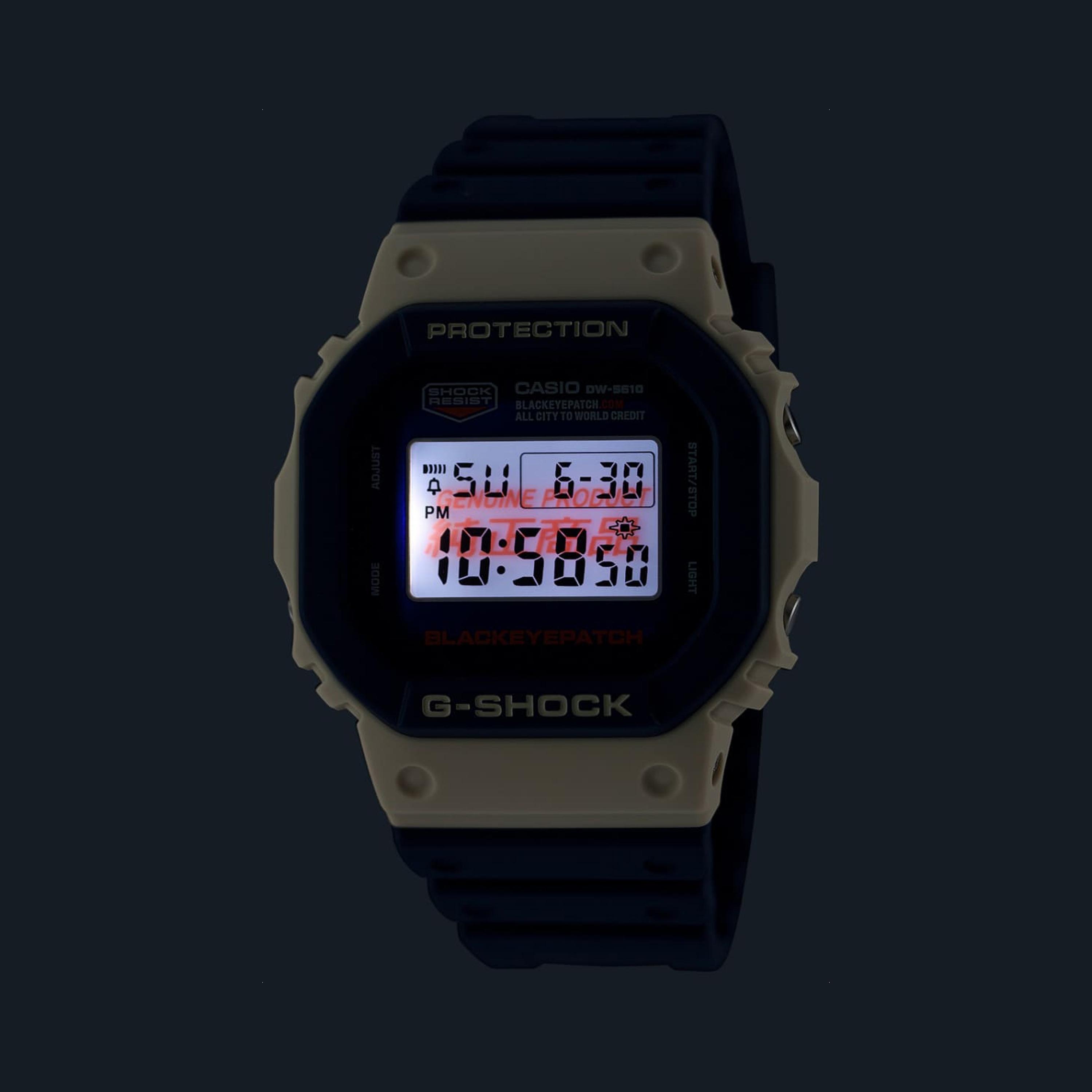 كاسيو جي-شوك ساعة رجالية 44 مم زرقاء رقمية بسوار سيليكون | DW-5610BEP-2DR-men-watchesandjewellery-watches-image-6